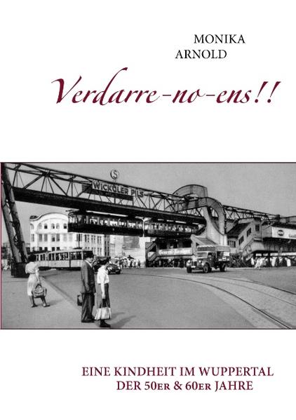 "Verdarre-no-ens!!" war in den 50er und 60er Jahren der noch beschaulich ruhigen Schwebebahnstadt Wuppertal der regelmäßig gehörte Fluch von Tante Nohl, der Nachbarin. Dieses Buch gibt aus der Sicht des Kleinkinds bis zur 14-Jährigen das Leben in der späteren Nachkriegszeit mit aufstrebender Wirtschaft und eingreifenden technischen Fortschritten wieder. Bisher kaum veröffentlichte Fotos aus den 50er und 60ern zeigen das Wuppertal, in dem die Autorin aufgewachsen ist: so, wie es nur noch in der Erinnerung älterer Wuppertaler besteht und jüngere es nicht mehr kennen.