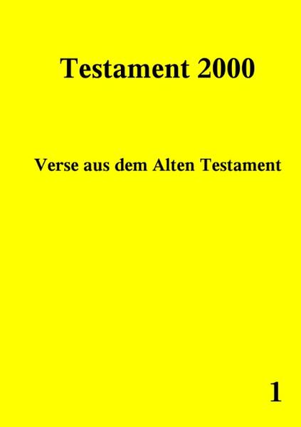 Für eine neue Religion, insbesondere ein neues Testament, gibt es immer gewichtige Hintergründe. Die heutige Welt besteht überwiegend aus Lügen. Viele werden hier beschrieben, Hintergründe werden genannt. Das Testament 2000 widerspiegelt die heutige irdische Hölle. Nicht zuletzt wird auch über eine Erfahrung mit dem Fegefeuer berichtet. Darüber, dass es nicht nur einen heiligen Vater (Gott, der Geist), sondern auch eine heilige Mutter (die Erde, die Materie, die Energie) geben könnte, wird hier spekuliert. Weil Gott das Wort ist, steht hier auch einiges über den DUDEN. Das Fundament des Testament 2000 ist der Lebenslauf eines Menschen von seiner Geburt an bis vorläufig zu seinem 39. Lebensjahr. Peter Norman