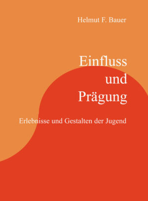 Am Beispiel von Geschehnissen im Leben junger Menschen zeigt Helmut F. Bauer, wie oft unmerklich kleine Ursachen von so prägender Bedeutung sein können, dass sie den Werdegang eines ganzen Lebens bestimmen. Beeinflusst durch Vorbilder, gefördert durch Lehrer, beeindruckt durch Schlüsselerlebnisse mit Personen des öffentlichen Lebens können junge Menschen im richtigen Augenblick zu Handlungen finden, die für ihr weiteres Leben von positiver Wirkung sind. Nach einer lebenslangen Tätigkeit in der einfachen und akademischen Lehre versucht der Autor, einige wichtige Merkmale, die junge Menschen fürs Leben geformt haben, zu verdeutlichen. Er weist darauf hin, dass Einflüsse von Eltern, Verwandten, Lehrern und Freunden eine entscheidende Rolle in der menschlichen Entwicklung spielen, und berichtet von jungen Menschen, bei denen kleine Ursachen - zum richtigen Zeitpunkt erlebt - oft große Wirkungen in ihrer charakterlichen und kulturellen Entfaltung nach sich ziehen. Ist das Tor des Einflusses aufgestoßen, so kann der motivierte junge Mensch den neuen Raum betreten und für sein gesamtes Leben grundlegend geprägt werden. Gerade in unserer heutigen nüchternen und entzauberten Welt sind - wegen der sich daraus ergebenden vertieften Lebensqualität - solche Einflüsse und Anstrengungen von besonderer Bedeutung. Helmut F. Bauer, 1926 in Worms am Rhein geboren, studierte nach Kriegsjahren als Luftwaffenhelfer und Soldat und der Kriegsgefangenschaft an den Universitäten in Mainz und Darmstadt Mathematik und Ingenieurwissenschaften. Er hatte Teil an dem Weltraumprogramm der USA von den ersten amerikanischen Satelliten, den ersten bemannten Mercury-Raumflügen bis zur Mondlandung. Später erweiterte er sein Wissen durch das Studium der Philosophie, der Deutschen und Englischen Literatur. Seit 1957 lehrte er an verschiedenen Universitäten in den USA und Deutschland und lebt nun in Hohenthann bei München. Nach seinen Lebenserinnerungen „Zwischen zwei Welten“ und den Kinderkriegsgeschichten „Vom Spielplatz direkt zum Totentanz“ legt er in dem nun vorliegenden Band seine Gedanken über Ereignisse von „Einfluss und Prägung“ im Leben junger Menschen dar.