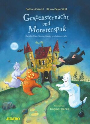 Der kleine Hausgeist Dreistein bekommt Besuch von einem Einbrecher, Monster und Gruselgestalten rufen zu einem Streik auf und Gustav, das Gerippe, erkältet sich in der Geisterbahn. Bettina Göschl entführt die Leser und Leserinnen mit lustigen Liedern in die Geisterwelt und Klaus-Peter Wolf sorgt mit seinen gruseligen Geschichten für Spaß und Gänsehaut. Neben spannenden Informationen zu den unterschiedlichsten Themen, wie Fledermäuse, Spukorte und Halloween, werden die Kinder ermutigt, sich kreativ auszuleben: Diverse Bastelanleitungen für Verkleidungen und Raumdekorationen sowie ausgefallene Rezepte und pfiffige Spiele sorgen für ein buntes und schauriges Vergnügen.