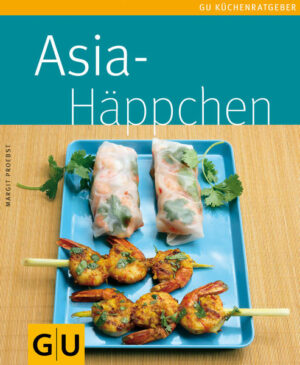 Fingerfood ganz exotisch! Asiatisches aus der Hand ist angesagt wie nie! Und, es muss nicht immer Sushi sein, denn unsere exotischen Snacks sind aus Thailand, Indien und Japan angereist. Schlürfen Sie eine scharfe Möhren-Mango-Suppe aus der Espressotasse und dippen Sie lecker Gefülltes und knusprig Gebackenes wie Reispapierröllchen und Goldsäckchen in Pflaumensauce. Oder präsentieren Sie asiatische Kleinigkeiten perfekt auf dem Büfett. Wir zeigen, wie's geht, was dazu passt, wie viele Häppchen zum Sattwerden nötig sind, und geben Tipps für Deko und Getränke mit Fernweh-Garantie.