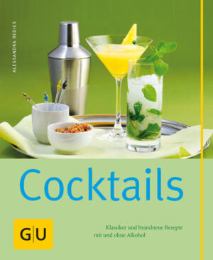 Mit den über 100 Cocktailrezepten in diesem Buch schlürfen Sie sich durch das großartige Geschmacksuniversum der prickelnden, smoothig-süßen, sauer-aromatischen und fruchtig-frischen Drinks. Ob Aperitifs, Digestifs und Drinks, ob gerührt, geschüttelt und aufgegossen, ob mit oder ohne Alkohol - alle Rezepte sind unkompliziert und gelingsicher zuzubereiten. Die Cocktailrezepte werden einfach clever und altbewährt ergänzt durch viele Tipps zur Mixpraxis, Zutaten-Tauschbörsen, Blitz- und Luxusvarianten und clevere Ideen für Deko und Styling. Der umfangreiche Serviceteil enthält neben einer Spirituosen-, Mixzutaten- und Gläserkunde viele zusätzliche Dekotipps zum optischen Aufpeppen der Cocktails und ein Barkeeper-Latein-Wörterbuch mit den essentiellen Mix-Tipps für zu Hause. Also, nichts wie ran an die Gläser! Shake it!