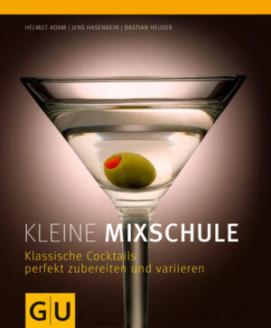 Ob im Zuge der Retro-Welle oder der Rückbesinnung auf puren Geschmack - Cocktailklassiker wie Caipirinha, Cosmopolitan und Co. sind wieder in aller Munde. Doch wie bereitet man sie perfekt zu? Wo liegt der kleine, feine Unterschied zwischen wässriger Happy-Hour-Massenware und gekonnt geschüttelten Classic Drinks? Die Profi-Bartender Helmut Adam, Jens Hasenbein und Bastian Heuser decken sie auf, die Geheimnisse der hohen Mixkunst: mit den ultimativen Rezepten der beliebtesten Klassiker, Geschichten zu ihrer Entstehung sowie jeder Menge Insidertipps für allerbesten Geschmack im Glas. Das Beste: Auf jeden Cocktailklassiker folgen zwei Trendvarianten. Denn hat man die Zubereitungsprinzipien der guten alten Drinks erst einmal drauf, lassen sie sich ganz einfach variieren. Und natürlich ebenso gekonnt zubereiten wie die Cocktail-Dauerbranner - die Kleine Mixschule macht es möglich!