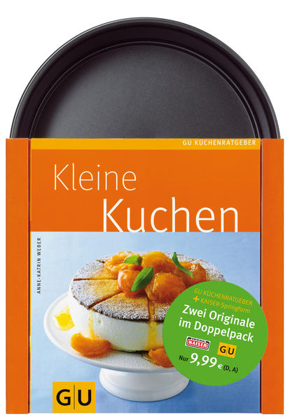 Klein, aber oho! Kleine Kuchen und Gebäck im Miniformat haben hier ihren großen Auftritt. Kleine Kuchen sind einfach gigantisch gut: Für Singles und Paare, kleine Familien, Leute, die gerne backen und die Abwechslung lieben und für alle die gerne schnell ein Stück Süßes mögen, aber nicht mehrere Tage vom gleichen Kuchen essen wollen. Kleine Kostbarkeiten, die so lecker schmecken, dass man am liebsten gleich viele Gäste zum bunten Kuchenbüfett lädt. Die Wahl fällt schwer zwischen Weißer Linzertorte, Schokoladen-Birnen-Törtchen oder Käsesahne mit Aprikosenkompott. Schnuckelig-gut und zum Glück so klein, dass man ruhig zweimal zugreifen kann! Probieren Sie es aus, die passende Springform (20 cm) dazu haben Sie ja schon.