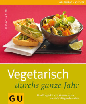 Vegetarische Ernährung liegt voll im Trend! Denn was früher noch als kulinarischer Spaßverzicht galt, kommt heute ganz undogmatisch auf den Tisch und überzeugt mit jeder Menge Geschmack! Noch nicht überzeugt? Dann einfach Vegetarisch durchs ganze Jahr aufgeschlagen: Die rund 90 vegetarischen Köstlichkeiten von Antipasti-Türmchen mit Käsecreme über Spargel-Asia-Risotto bis hin zu karamellisiertem Wintergemüse vom Blech lassen selbst Gemüseverächter zu Teilzeit-Vegetariern werden! Zusatzplus: Dank der jahreszeitlichen Gliederung ist das passende Rezept für Frühling, Sommer, Herbst und Winter blitzschnell gefunden und saisongerechtes Einkaufen gar kein Problem. Und mit Hilfe der vielen Zutaten-Tauschtipps ist ein Sommerrezept ganz schnell auf Winter getrimmt und umgekehrt. Fleischlos glücklich das ganze Jahr, jetzt garantiert!