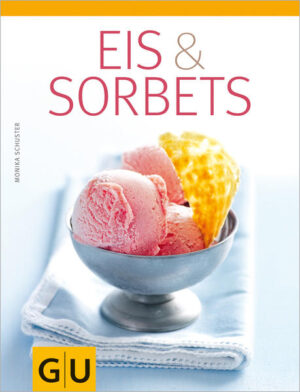 Sommerzeit - Eiszeit. Schlecken, lecken, schmecken: cremig-schmelzendes Milchspeiseeis, kühl klirrende Granita, zarte frozen joghurts oder knisternde Sorbets. Und als krönende Abrundung: Eistorten und anderes Backwerk, das den Hauptdarsteller Eis würdig inszeniert. Köstliche Saucen verfeinern die Eiskreationen und runden das Dessert würdig ab. Ein Buch zur Sommersaison, das keine Wünsche hinsichtlich Genuss aus dem Gefrierfach offen lässt, in gewohnter opulenter GU-Insznierung.