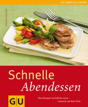 Heimkommen, kurz an den Herd und dann: Lecker Abendessen! Das wünschen sich nicht nur, aber vor allem Berufstätige, die nach der Arbeit mit wenig Zeit, doch viel Appetit nach Hause kommen und sich einfach schnell was Feines kochen möchten. Genau dieses Bedürfnis erfüllt Schnelle Abendessen mit rund 90 Rezepten, die in maximal 20, 25 oder 30 Minuten auf dem Tisch stehen: Roastbeef-Sandwich mit Limetten-Mayo, Fünf-Kräuter-Pasta oder warmer Puten-Gemüse-Salat, so wird es ein entspannter Feierabend! Denn selbst gekocht schmeckt’s einfach besser und ist auf Dauer nicht nur gesünder, sondern auch viel günstiger als Fertiggerichte aus dem Supermarkt oder die Pizza vom Lieferservice!