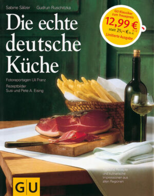 Auch heute noch sind es echte Hingucker: DIE ECHTEN KÜCHEN von GU, eine Klassiker-Reihe, die schon Anfang der 1990ger-Jahre Aufsehen erregte, etliche Preise gewann und bis heute für ungebrochene Begeisterung bei den Lesern sorgt. Nachdem der Megaseller Die echte italienische Küche bereits seit 2007 wieder ins Programm aufgenommen wurde, dürfen sich nun auch die Freunde der französischen und deutschen Regional-Küchen freuen. Alle Bücher dieser Reihe leben von einer unnachahmlich genialen Mischung aus praxiserprobten Rezepten, charmanter Gestaltung, authentischer Fotografie und bemerkenswerten Reportagen. Ebenfalls im preiswerten Quartett enthalten: Der Nachfolgeband Die neue echte italienische Küche, in dem 220 neu entdeckte Rezepte auch für Italienkenner Überraschungen bietet.