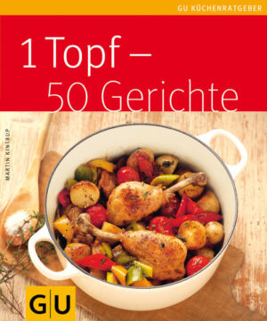 Topfgucker aufgepasst: So viel kann in einem einzigen Topf stecken. Lauter feine Gerichte, die garantiert nicht nach langweiligem Eintopfeinerlei schmecken. Alles Gute kommt aus einem Topf. Nicht nur deftige Suppen und Eintöpfe, die rundum satt und zufrieden machen, sondern auch viele internationale Gerichte, die ganz einfach in einem Topf garen, kochen, schmurgeln oder braten. Die vielfältige Auswahl reicht von bodenständigem Gaisburger Marsch oder Pfefferpotthast über Meeresfrüchte-Paella, bis hin zu türkischem Linsentopf mit Minze. Das Schöne dabei: Extra Beilagen braucht es kaum, alles wird in einem Topf gegart und so fällt auch der Abwasch wunderbar klein und bescheiden aus. Und damit Eintopf und Ein-Topf-Gerichte noch besser schmecken gibt es Grundrezepte für selbstgemachte Brühen und Fonds und für ungeduldige Topfgucker Blitz-Rezepte aus einem Topf.