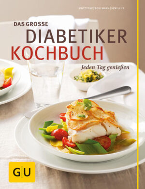 Nach der Diagnose Diabetes ändert sich vieles im täglichen Leben. Und gerade das Essen steht besonders im Fokus der Veränderung. Aber keine Sorge es gibt keine Verbote mehr, alle Lebensmittel sind erlaubt, denn die bewusste Auswahl und Menge ist entscheidend. Tag für Tag genussvoll essen und weiterhin Lieblingsgerichte genießen, muss das Ziel sein. Für jede Mahlzeit des Tages vom Frühstück bis zum Abendessen bieten unsere Rezepte viel Abwechslung und für jeden Geschmack etwas. Die Zutaten sind in jedem Supermarkt erhältlich und die Zubereitung ist schnell. Mit dem Wochenplan fällt die Ernährungsumstellung ganz leicht und in aller Ruhe werden die neuen Gewohnheiten eingeübt. Gut verständlich und auf dem neuesten Wissensstand vermitteln wir im Theorieteil alles Wichtige zu Diabetes mellitus. Außerdem erleichtern viele praktische Hilfen und Tipps die Umsetzung der neuen Ziele im Alltag.