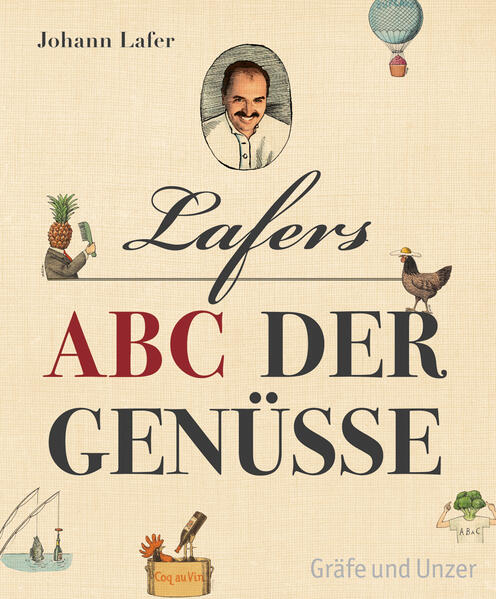 Johann Lafers kulinarisches Wissen von A-Z. Wer schon immer einmal wissen wollte, was es mit dem exotischen Paarungsverhalten der Aale auf sich hat, was das Geheimnis der Peking-Ente ist oder was der beliebte Sternekoch von Modeeis wie Ben und Jerrys hält, der findet hier einen reichen Schatz an Geschichten, persönlichen Anekdoten und wenig bekannten Informationen. Dazu präsentiert Johann Lafer 30 herrlich feine Lieblingsrezepte. Skurrile und hintersinnige Illustrationen des Prager Künstlers Jiri Sliva machen das Buch zusätzlich zum Augenschmaus.