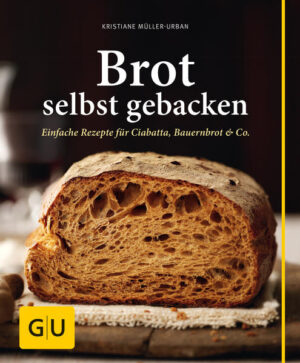 Brot selber machen ist ein rundum sinnliches Vergnügen: das intensive Kneten des Teigs, der heimelige Duft, wenn das Brot im Ofen ist, und nicht zuletzt der große Genuss beim Hineinbeißen in Knusper-Kruste und weiche Krume. Gelingsicher und einfach sind die 60 klassischen und neuen Brotrezepte für helle und dunkle, süße und herzhafte Brote und Brötchen. Für spezielle Ernährungsgewohnheiten gibt es Rezepte für glutenfreies Brot und Brot mit Backferment, außerdem viele Rezepte für Brotaufstriche und Ideen für die Verwertung von altbackenem Brot. Im reich bebilderten Serviceteil werden Grundrezepte wie Sauerteig und Hefeteig Schritt-für-Schritt erklärt, damit Anfänger wie auch Fortgeschrittene gelingsicher zu einem knusprigem Brot kommen. Probieren Sie traditionelles Bauernbrot, vollwertiges Dinkelbrot mit Grünkern, exotisches Kürbis-Ingwer-Brot, dekoratives Fougasse und resche Kürbiskernbrötchen, denn selbst gemacht schmeckt es einfach besser!