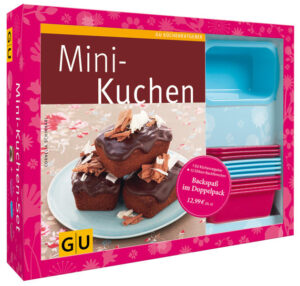 Diese niedlichen Kuchen sind einfach zum Anbeißen! Ob mit Nüssen, Schoko und Co., mit saftigen Früchten oder in der pikanten Variante, die neuen Minis sorgen immer für eine Handvoll maximalen Genuss. Schnell gerührt sind die unwiderstehlichen Küchlein auch noch, und dank der 12 passenden Silkon-Förmchen kann das unkomplizierte Backvergnügen sofort los gehen.