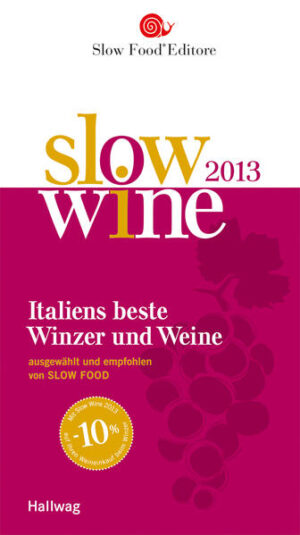 Echt und unabhängig! Erstmals erscheint Slow Wine in deutscher Sprache! In allen Regionen Italiens haben sich Winzer der Slow-Food-Philosophie verschrieben und zum Ziel, ihre Weine unter Berücksichtigung der Umwelt und der territorialen Identität herzustellen. Über 200 Slow-Food-Mitarbeiter haben fast 2.000 Weingüter besucht und über 23.000 Weine verkostet, um Ihnen hier die besten vorzustellen. Unterhaltsame Portraits geben Auskunft über ihre Kellereien, die Art des Weinbaus und die Qualität ihrer Weine. Darin ist Slow Wine einzigartig: Er allein widmet den Winzern und ihrer Arbeit ausreichenden Raum und Anerkennung. Detailliertes Kartenmaterial und informative Einleitungen bringen Ihnen die Regionen näher. Ein besonderes Plus: Bei Vorlage Ihres Guides erhalten Sie bei teilnehmenden Winzern 10 Prozent Rabatt auf Ihren Weineinkauf! Damit ist Slow Wine Ihr unentbehrlicher Reisebegleiter auf dem Weg zu interessanten Winzerpersönlichkeiten und den besten authentischen Weinen Italiens.