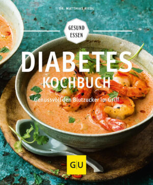 Genussvoll leben mit DiabetesViele von uns leben mit Diabetes, aber die gute Nachricht ist: Wir leben damit heute leichter und genussvoller als je zuvor! In der Forschung hat sich viel getan. Wo früher vor allem Verbote galten, wenn es um die richtige Ernährung bei Diabetes ging, stehen heute bei der Ernährung für Diabetiker Genuss und Lebensqualität im Vordergrund. Die Zeiten, wo wir uns alles Mögliche verkneifen mussten, sind passé. Das zeigen auch die leichten Rezepte aus dem Kochbuch Diabetes der GU-Reihe Gesund essen: Gemüse, Nüsse, hochwertige Fette, Fisch und Fleisch sind die Säulen der modernen Ernährung (nicht nur) für Diabetiker. Der Clou dieser gesunden, auf neuesten Forschungserkenntnissen basierenden Rezepte ist: Wir nehmen damit ab, ohne auf Genuss zu verzichten! Genuss ist Trumpf: Essen ist Lebensqualität, und was auf den Teller kommt, muss schmecken und satt machen. Dafür setzt sich der Autor von Diabetes, der Hamburger Diabetes-Experte Dr. med. Matthias Riedl, seit langem ein. Dr. Riedl ist Mitglied im Vorstand des Bundesverbandes der Deutschen Ernährungsmediziner (BDEM) und zählt zu den Topmedizinern Deutschlands. Sein Ernährungsberaterteam hat Rezepte auf dem neuesten Stand der Diabetes-Forschung entwickelt. Sie sind so ausgewogen, dass wir uns damit nicht nur gesund, sondern auch genussvoll ernähren: Haselnuss-Kakao-Aufstrich, Thunfischmuffins, gebackener Fetakäse mit Balsamico-Gemüse oder Walnuss-Fenchel-Salat sind nur einige Beispiele. Frühstück, Snacks, kalte und warme Hauptspeisen, Desserts und Kuchen - alle Rezeptkapitel des Kochbuchs Diabetes sind so aufgebaut, dass wir für jede Tageszeit die passenden Gerichte für uns finden. Wissen auf dem neuesten Stand: Dass Diabetiker diesem Ernährungsplan vertrauen können, dafür stehen Dr. Riedl und sein Team aus Ernährungsberatern mit ihrer Fachkompetenz. Dr. Riedl ist auf dem neuesten Stand der Diabetes-Forschung und vermittelt sein Wissen auf neue Art: Im einleitenden Teil des Buches finden wir alle wichtigen Informationen rund um das Leben mit Diabetes: kurze, prägnante Infotexte, kompetent und verständlich erklärt. Dazu gibt es moderne Infografiken, die überraschende Zusammenhänge verdeutlichen. Um mit Diabetes sicher und gesund zu leben, brauchen wir Orientierung, Unterstützung und hilfreiche Tipps, auf die wir rasch zugreifen können: Wie ist der aktuelle Forschungsstand zu Diabetes? Was ist Diabetes Typ 2? Gibt es praxiserprobte Tipps zum Abnehmen? Wie sieht gesunde Ernährung bei Diabetes heute aus? Wie heilsam ist Sport? Was esse ich unterwegs, auf Reisen? Aus der Praxis für die Praxis: Diabetes von Dr. Riedl beantwortet uns diese und viele andere Fragen leicht verständlich und mit Fachkompetenz. Seine verlässlichen Ratschläge und Tipps orientieren sich an der Praxis. Ganz gleich, ob wir die Diagnose Diabetes eben erst erhalten haben und nun überlegen, wie wir den Alltag darauf einstellen, oder ob wir schon länger mit Diabetes zurechtkommen - alle Rezepte des Kochbuchs Diabetes sind so konzipiert, das auch Anfänger sofort loslegen können. So lässt sich das Leben mit Diabetes mit Sicherheit genussvoll gestalten! Diabetes aus der GU-Reihe Gesund essen auf einen Blick: Genussvoll leben mit Diabetes - mit leichten Rezepten ohne Verbote! Gesunde Ernährung für Diabetiker, auf dem neuesten Stand der Forschung: Abnehmen mit Genuss, mit einfach nachzukochenden Rezepten, auch für Anfänger. Alltagstaugliche, gesunde und leckere Gerichte für den Tag: Frühstück und Snacks, kalte und warme Hauptgerichte, Desserts und Kuchen. Aus der Praxis für die Praxis: Von Deutschlands führendem Diabetes-Experten Dr. med. Matthias Riedl, Mitglied im Vorstand des Bundesverbandes der Deutschen Ernährungsmediziner (BDEM), und seinem Ernährungsberaterteam Alles, was man braucht, um mit Diabetes den Alltag zu genießen: Orientierung, Rat und Hilfe zu allen Fragen rund um das Leben mit Diabetes, einfach und verständlich erklärt, in neuer Aufmachung: mit Infografiken und Tipps aus der Praxis.