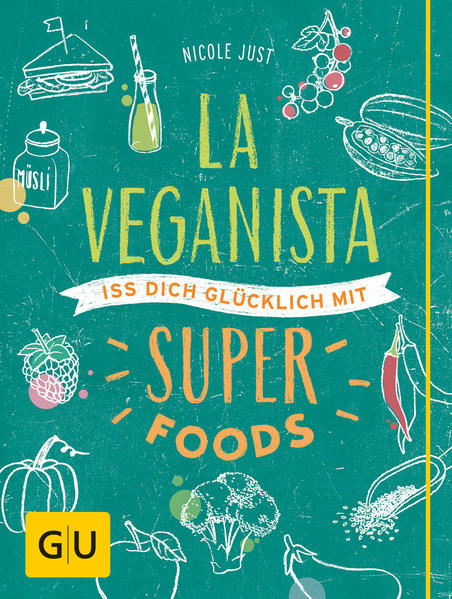 La Veganista goes Superfood: Die besten Rezepte für vegane GerichteWas haben Kürbis-Panna Cotta, Hirsecreme mit Vanille und Rotkohl-Strudeltaschen gemeinsam? Richtig: Klingt alles super lecker! Sind alles vegane Gerichte mit Superfoods. Und: sind alle der neueste Streich der Bestsellerautorin und überzeugten Veganerin Nicole Just, bekannt als: La Veganista! Der Supertrend, ganz alltagstauglich: In ihrem neuen GU-Kochbuch La Veganista - Iss dich glücklich mit Superfoods zeigt Nicole Just wieder einmal, wie leicht und lecker vegan essen heute geht: Statt teurer Spezialzutaten verwendet sie einfach Superfoods aus der Natur, darunter viele Lebensmittel, die sie noch von der Küche ihrer Oma her kennt. Was gestern gut war, wird derzeit als Superfood für die alltagstaugliche Küche ganz neu wiederentdeckt: zum Beispiel Blumenkohl, Kürbis und Artischocken, Walnüsse, Hirse und Bohnen, Zwiebeln, Knoblauch, Chili oder Kakao. Sie alle sind echtes Healthy Food! Natürliches Superfood: Wer glaubt, dass Superfoods nur für teures Geld im Internet zu beziehen sind, hat sich geirrt. Statt Pülverchen und exotischer Ingredienzen verwendet La Veganista - Iss dich glücklich mit Superfoods viel lieber ganz alltägliche Zutaten, die das Zeug haben, uns glücklich, gesund und zufrieden zu machen. In frischem Obst und Gemüse, Hülsenfrüchten, Vollkornprodukten, Nüssen und Kräutern steckt nämlich alles, was vegan essen einfach - und veganes Essen so gesund macht! Heimische Superfoods und erntefrische Zutaten der Saison ergänzen sich - wenn sie so geschickt kombiniert werden wie bei La Veganista - nämlich optimal: Sie enthalten alle Vitalstoffe, die wichtig sind, um gesund und leistungsfähig zu bleiben. Und sie harmonieren perfekt mit anderen natürlichen Superfoods, die ebenfalls seit ein paar Jahren unsere Märkte erobern, wie etwa Chia Samen, Tempeh oder Miso. Einfache Gerichte für Veganer: La Veganista hat die richtige Mischung zum Sich-glücklich-essen gefunden: Sie lebt schon seit 2009 vegan und berichtet darüber in ihrem Blog. Bei GU veröffentlichte sie bereits vier vegane Koch- und Backbücher - die unter anderem auch deshalb so erfolgreich sind, weil sie beweisen, dass vegane Rezepte einfach jedem gelingen. Und richtig gut schmecken! Dabei verzichtet Nicole Just auf Weißmehl und Industriezucker - sie setzt lieber auf die natürliche Süße von Dattelpaste oder Apfelsüße. Im Serviceteil von La Veganista - Iss dich glücklich mit Superfoods zeigt sie drei Grundrezepte für verführerische Süßungsmittel zum Selbermachen. Dazu stellt sie die besten natürlichen Superfoods vor und erklärt, wie viel Power in fermentiertem Superfood wie Joghurt, Miso oder Tempeh steckt. Und dann geht es auch schon mitten hinein in La Veganistas bunte, verlockende Welt für vegane Gerichte: Frühstücksglück: z. B. Ironista-Smoothie, Kokos-Cashew-Quark, Very Berry Overnight Oats, Erdbeer-Chia Samen-Müsli, Sonntagswaffelturm Streetfood De Luxe: z. B. Spargel-Erbsen-Salat, Sauerkrautsandwich mit Avocadocreme, Grünkohl-Sesam-Bällchen, Tomaten-Grapefruit-Salat, Sandwich mit Hummus Glücksessen: z. B. Kohlrabi-Möhren-Puffer, Gefüllte Tempeh-Kräuter-Zucchini, Bohnen-Süßkartoffel-Burger mit Tomatensalsa, Gebackener Blumenkohl Süß und Glücklich: z. B. Frozen Joghurt mit Basilikum-Ingwer-Topping, Trinkschoko-Lollis, Mango-Papaya-Torte, Brombeer-Torteletts Von Green Smoothie als Wachmacher bis zum Comfort food für den Feierabend: Die besten Rezepte mit veganen Superfoods aus der Natur - ganz ohne exotische Zutaten und sonstigen Schnickschnack. So wird vegan Essen alltagstauglich, schenkt natürliche Power, macht fit - und ganz viel Spaß! La Veganista - Iss dich glücklich mit Superfoods auf einen Blick: Neues von der Bestsellerautorin: Nicole Just lebt selbst vegan und weiß, dass vegan Essen Rezepte braucht, die alltagstauglich sind. Der Supertrend Superfoods - ganz einfach für jeden Tag: Statt teurer Spezialzutaten verwendet La Veganista Superfoods aus der Natur - und viele heimische Produkte der Saison: von Blumenkohl bis Zucchini, von Avocado bis Zwiebel. So geht vegan essen heute: Smooties, Snacks und Lunch to go, Comfort food zum Glücklichessen und verführerische Sweets, die leicht, lecker und gesund sind!