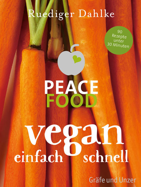 PEACE FOOD - Vegan einfach schnell ist die kulinarische Weiterführung der Bestseller zur veganen Ernährung von Ruediger Dahlke. In seiner Einleitung beschreibt der Autor, wie eine rein pflanzliche Ernährung ein regelrechtes Schutzschild aufbaut gegen Krankheiten der Moderne. Er erklät in diesem Buch, wie einfach und schnell sich vegane Gerichte im Alltag zubereiten lassen. Dahlkes Lieblingsköche zaubern dafür am Herd: 90 köstliche vegane Gerichte, die den Umstieg leicht machen.