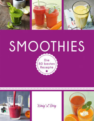 Smoothies sind ein wahres Allroundtalent und die 80 besten Rezepte haben wir in diesem Buch versammelt. Denn egal ob ein Nachmittag am Pool, ein Abend mit der besten Freundin auf dem Balkon oder einfach direkt nach dem Sport, für jede Gelegenheit gibt es den perfekten Smoothie: cremige Joghurtsmoothies, opulente Schoko- und Kaffeesmoothies, spritzige Obstsmoothies (für abends sogar mit einem kleinen Schuss Alkohol) und natürlich auch die Trendvariante grüne Smoothies mit den Superfoods Spinat, Grünkohl, Avocado und Wildkräutern. Und an einem stressigen Morgen, der keine Zeit für das Lieblingsmüsli lässt, einfach ein paar Haferflocken zum Lieblingssmoothie geben und fertig ist ein leckeres Frühstück to go. Neugierig? Einfach ausprobieren! Mit diesem Buch und einem passenden Smoothiemixer werden Sie in nullkommanichts zum Smoothiemeister.