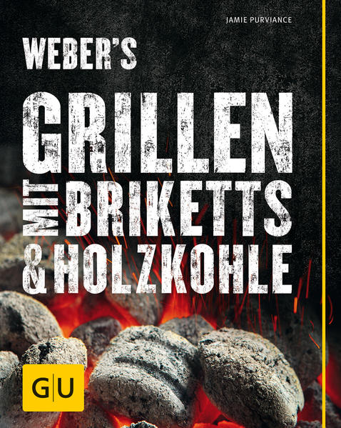 Neues von Weber Grill: Barbecue und Partyrezepte für den HolzkohlegrillUnsere Neuausgabe zu »"Weber’s Grillen mit Briketts« Alles entwickelt sich weiter: Weber hat dieses Frühjahr neue Briketts mit einer einmalig langen Brennleistung und besten Bio-Werten auf den Markt gebracht. Ein Grund, das Buch »Weber’s Grillen mit Holzkohle« nochmals aufzulegen und im einführenden Theorieteil die verbesserten Brenneigenschaften der Briketts zu erklären. Und weil wir unsere Bücher lieben, haben wir den Rezeptteil einer Schönheitsbehandlung unterzogen. Um eine Verwechslung mit Vorgängertiteln zu vermeiden, weisen wir in der Inhaltsbeschreibung und im Impressum darauf hin, dass es sich um die Neuauflage eines bereits erschienenen Titels handelt. Der Duft von Buchenholz, Funken, die in den Himmel stieben, dazu krosse Burger, saftiges Steak und knackiges Gemüse, das über der Glut gart - richtig Grillen ist ein Riesenspaß, für die Augen, die Nase. Und den Gaumen sowieso! Sobald das Wetter mitspielt, gibt es kein Halten mehr: Dann wird der Außengrill angeworfen und liebe Freunde, Nachbarn und Familie zur Grillparty geladen. Spicy Spareribs, ein Entrecote oder Rumpsteak kommen gerne auf den Rost. Aber auch Rezepte zum Fisch Grillen und fürs vegetarische Barbecue liegen mehr und mehr im Trend. Fehlen nur noch leckere Salate, zum Beispiel ein bunter Nudelsalat - und der Abend ist geritzt! Barbecue mit Holzkohlegrill: Das sanfte Prasseln, Knacken und Zischen eines perfekten Grillfeuers mit Holzkohle ist unschlagbar gemütlich. Ganz gleich, ob das Holzkohle Feuer auf dem neuesten Weber Grill entfacht wird oder einem einfachen Kugelgrill oder schlichten Holzkohlegrill. Barbecue mit Strom oder Gas? Wenn wir ehrlich sind, springen die Funken da nicht so wirklich über! Es geht einfach nichts über den Duft guter Holzkohle! Richtig grillen mit Holzkohle: Für das perfekte Grillfleisch vom Holzkohlegrill braucht es keine Hexerei. Nur das richtige Knowhow, zum Beispiel über Fleischqualität und Grilltemperaturen, Garzeiten und die wichtigsten Brutzeltechniken für Fleisch, Geflügel und Fisch. Dazu Grillrezepte und Rezepte für Grillmarinade. Und wer fürs Grillen Rezepte sucht, der kommt an Jamie Purviance, der weltweiten Nr. 1 der Grillexperten, natürlich nicht mehr vorbei! Sein Standardwerk fürs Grillen mit Holzkohle und Kohlebriketts ist - mundwässernd fotografiert und in neuem Look - bei GU erschienen: Weber’s Grillen mit Briketts & Holzkohle. Sozusagen der Weber Grillkurs und die neuesten Weber Grill Rezepte in Buchform! Weber Briketts für die perfekte Glut: Weber’s Grillen mit Briketts & Holzkohle ist die Weber Grillbibel für alle, die nicht nur gelingsichere Grill Rezepte suchen, sondern auch wissen wollen, was gute Holzkohle und Kohlebriketts wirklich ausmacht. Und vor allem: wie man damit richtig umgeht! Seit 2016 gibt es von Weber Zubehör eigene Weber Briketts zu kaufen. Gute Holzkohle und hochwertiges Brikett machen das Grillen am Holzkohlegrill zum Erlebnis - das feine Aroma von Buche, Eiche, Hainbuche und anderen duftigen Hölzern kann auf dem Holzkohlegrill einfach perfekt ins Grillfleisch und Grillgut übergehen. So wird Steak Grillen, Fisch grillen und das Brutzeln der Grillspieße zum doppelten Vergnügen. Es duftet schon während des Grillvorgangs wunderbar, und bereichert den Geschmack von Grillfleisch um feine, würzige Aromen. Partyrezepte, Barbecue und Grill Rezepte: Die 115 Rezepte von Weber’s Grillen mit Briketts & Holzkohle sind für kleine und große Grillrunden und auch als Partyrezepte ideal: Salate und Beilagen, Grillmarinade, Grillfleisch, Fisch und Gemüse und sogar Desserts - alles dabei: Würzmischungen, Grillmarinade & Saucen: z. B. Barbeque Würzmischung, Asia Würzmischung, Fenchel-Würzmischung z. B. zum Fisch Grillen, Zitronen-Salbei-Marinade, Teriyaki-Marinade, Rote Barbecue Sauce, Oliven-Mayonnaise, Mandel-Knoblauch-Butter … Vorspeisen: z. B. Knuspriges Pita-Brot mit Zwiebel-Dip, Chili-Quesadillas, Chicken Wings mit Chili-Glasur, Grillspieße (z. B. Yakitori-Hähnchenspieße, Vietnamesische Rindsröllchen-Spieße mit süßer Chilisauce), Pizza mit Räucherwurst … Rind & Lamm: z. B. New York Strip Steak mit Barbecue Sauce, Porterhouse Steak mit Rosmarin und Rotwein, Würzige Rib-Eye Steak Grillspieße, Rib-Eye Steak in Kaffeekruste, Pfeffrige Steak Tortillas, Flank Steak mit Bohnensalat, Burger mit Pesto-Mayonnaise, Chili-Cheese Burger, Gegrillte Lamm-Karrees aus dem Holzrauch, Lammkoteletts mit Senfglasur … Schwein: z. B. Mit Pflaumen gefüllte Grillwürste, Baby Back Barbecue Ribs, Vietnamesische Spareribs, Schweinefilets auf Cajun-Art, Schweinekoteletts mit Balsamico-Paste, Filet-Koteletts mit Whisky Barbecue Sauce, Grillspieße mit Mango, Schinken Steaks mit Honig-Senf-Glasur, Gegrilltes Spanferkel … Geflügel: z. B. Hähnchen Grillspieße mit Erdnusssauce, Hähnchen-Burritos, in Tequila marinierte Hähnchenschenkel, Andys Jerk-Chicken, Asia-Entenbrust mit Senfsauce, Johns Grillhähnchen mit Würzpaste, Barbecue Hähnchen mit Pfirsich-Chutney, Bierdosen-Hähnchen mit Knoblauch, Puten Burger mit Frühlingszwiebeln, saftiger Truthahn vom Grill … Fisch: z. B. Lachs Rezepte (glasierter Lachs auf Zedernholz, Lachs mit Gazpacho-Salat), über Hickoryholz geräucherte Makrele, Würziger Zackenbarsch, Curry-Thunfisch Steak, Rotbarsch texanisch, Fisch-Tacos, Gegrillte Garnelen … Beilagen: z. B. Gegrillte Maiskolben mit Chili-Butter, Butterweiche Zwiebeln vom Grill, Gefüllte Kartoffeln mit Wasabi, Eichelkürbis mit Butterglasur, Salat mit gegrillten Tomaten, Tomatensalat mit gegrillten Auberginen, Salat mit gegrilltem Gemüse … Desserts: z. B. Karamellisierte Pfirsiche mit Lemon Curd, Ananas mit Rumbutter und Kokosnusseis, Bratäpfel vom Grill, in der Schale gegrillte Bananen mit Himbeersorbet, Gegrillte Aprikosen mit Sandkuchen … Die Weber Grillbibel fürs richtig Grillen: Letztlich sind es aber nicht nur die Grillrezepte, die Millionen Grillbegeisterten das Grillen schmackhaft machen. Sondern die Basics rund ums richtig Grillen auf dem Holzkohlegrill. Einen Grillkurs muss man dazu gar nicht buchen: Weber’s Grillen mit Briketts & Holzkohle bietet ein großes Extrakapitel Grillpraxis: wie man Grillfleisch richtig behandelt, woran man gute Qualität erkennt, wie das Steak auf den Punkt saftig oder eine Lammkeule und Spareribs perfekt für den Rost vorbereitet werden. Alles mit Stepfotos anschaulich erklärt und in übersichtlichen Tabellen auf einen Blick erklärt. Weber’s Grillen mit Briketts und Holzkohle auf einen Blick: Grillrezepte für die Grillparty: 115 Rezepte, in neuem Look modern fotografiert: Salate und Beilagen, Grillrezepte für Geflügel, Rind, Schwein und Lammfleisch, vom klassischen Steak über Spareribs und Grillspieße bis zum Burger! Barbecue für alle: Die besten Grillrezepte und Tipps fürs Grillen am Holzkohlegrill - für die Grillparty mit Freunden oder das gemütliche Familien Barbecue. Die perfekte Glut für den Holzkohlegrill: Jamie Purviance, Grillexperte Nr. 1, erklärt den Weg vom Anzünden bis zum perfekt gegarten Grillfleisch - übersichtlich und einfach, mit vielen Step-Fotos und praktischen Tipps. Das Buch zum neuen Weber Zubehör: Holzkohle Briketts von Weber Grill.