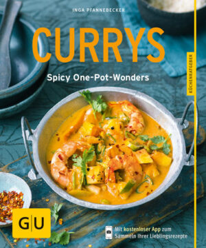 Entdeckt: Die besten Curry-Rezepte - eine kulinarische Reise quer durch AsienEin Curry ist nicht einfach nur ein Gericht. Es ist eine Kultur. Wer Curry-Rezepte zubereitet, wird schnell merken, dass sich darin die Traditionen verschiedener Nationen vereinen. Die Rezepte aus dem GU-Küchenratgeber „Currys“ nehmen Sie mit in ferne Länder und entführen Sie in die wunderbare Welt der Gewürze. Lassen Sie sich verzaubern. Wussten Sie, dass das Wort „Curry“ vom tamilischen Wort „kari“ abstammt und „Sauce“ bedeutet? Gemeint ist damit natürlich das ragoutartige Eintopfgericht, das seinen Ursprung in Indien hat und von dort aus einen Siegeszug rund um den Globus feierte. Indische Einwanderer brachten das Curry in die Karibik, nach Südafrika, Kenia, Japan und Großbritannien. Jedes Land spickte die Curry-Rezepte mit seinen heimischen Zutaten. Und so dürfen wir uns heute über zahlreiche Curry-Kreationen freuen, die wir für Sie in unserem GU-Küchenratgeber „Currys“ verewigt haben. Curry-Rezepte: Ihr Buch auf einen BlickDas erwartet Sie im GU-Küchenratgeber „Currys“: · Tipps und Extras: Perfekte Partner zum Curry, Rote Thai-Currypaste und indische Currypaste selber machen, Infos rund um den Reis und Getränke wie Lassi, Limonade und Tee · Currys mit Fleisch: Chicken Tikka Masala, Rotes Thai-Curry mit Ente, Hähnchen in Spinatsauce, Lammbällchen-Curry und Vieles mehr · Currys mit Fisch und Meeresfrüchten: Rotes Thai-Garnelen-Curry, Fisch-Curry nach Madras Art, Indisches Garnelen-Curry, Grünes Tintenfisch-Curry und vieles mehr · Veggie-Currys: Gemüse-Kofta in Kormasauce, Auberginen-Kichererbsen-Curry, Karto-el-Kohl-Curry mit Tempeh, Aloo Gobhi mit Pfannkuchen und vieles mehr Curry-Zubereitung: so wird’s gemachtEin Curry zu kochen, ist ganz leicht. Sie müssen nur das Geheimnis der Zubereitung kennen und verstehen, welche Kostkunst sich dahinter verbirgt. Hier dreht sich nämlich alles um Gewürze. Koriandersamen, Kardamom, Kurkuma, Kreuzkümmel und Co. - ihnen gehört Ihre ungeteilte Aufmerksamkeit. Schenken Sie den Gewürzen besondere Beachtung und schon kann nichts mehr schief gehen. Welche unterschiedlichen Methoden es gibt, um mit den Gewürzen richtig umzugehen, erfahren Sie im GU-Küchenratgeber „Currys“. Sind erst einmal alle Zutaten im Topf, kann gar nichts mehr schief gehen. Das Curry köchelt ganz genüsslich auf dem Herd vor sich hin, während Sie sich entspannt zurücklehnen können. Traditionelles Curry kochenWie Sie ein originales Curry zubereiten? Im GU-Küchenratgeber „Currys“ machen wir mit Ihnen eine Reise durch Asien und präsentieren Ihnen die traditionellen Rezepte aus Indonesien, Sri Lanka, Thailand und vielen anderen Ländern. Bereiten Sie klassische Gerichte wie „Chicken Tikka Masala“, „Indonesisches Rendang“, „Massaman Curry“ oder „Lammcurry Rogan Josh“ zu. Neben originalen Currys mit Fleisch finden Sie hier auch Rezepte, in denen Zutaten wie Garnelen, Lachs oder Tintenfisch die Hauptrolle spielen dürfen. Außerdem gibt es Gemüse satt: Auberginen, Kichererbsen, Kartoffeln, Linsen - diese Veggie-Hits warten auf Sie. Exotische Zutaten dürfen natürlich auch nicht fehlen. Lernen Sie Stars aus dem Asialaden wie Edamame, Kaffirlimettenblätter, Zitronengras und Tamarinde besser kennen. Verfeinern Sie Ihre Gerichte mit Ingwer, Koriander oder Thai-Basilikum und heizen Sie Ihrem Curry mit Chilis ordentlich ein. Wir verraten Ihnen sogar, wie Sie Currypasten selber machen. Reis: Geht ohne den denn gar nichts?In Indien wird Basmatireis gegessen und in Thailand Jasminreis. Beide Sorten passen hervorragend zu allen Curry-Rezepten. Sie haben Lust auf Abwechslung? Im GU-Küchenratgeber „Currys“ erfahren Sie, was noch super schmeckt: Naan-Brote, Raita und Salate. Wir wünschen Ihnen einen guten Appetit.