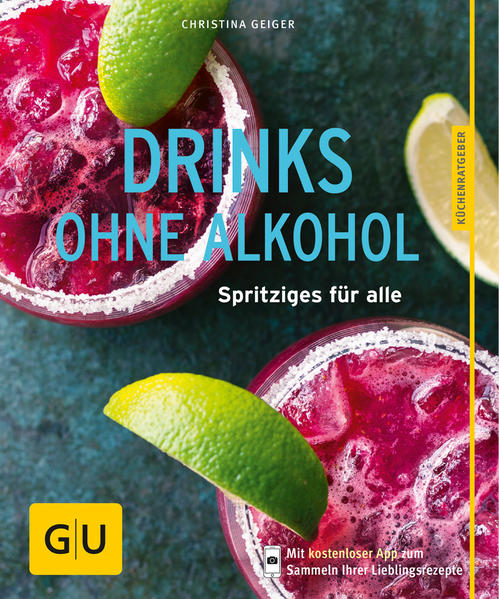 Drinks ohne Alkohol: Wer möchte mit uns um die Wette schlürfen?Drinks ohne Alkohol: Wer möchte mit uns um die Wette schlürfen? Auf die Plätze, fertig, ran an die Strohhalme: Mit diesen alkoholfreien Drinks schlürfen Sie sich auf Wolke sieben. Zücken Sie den Pürierstab, schmeißen Sie den Standmixer an, halten Sie den Milchaufschäumer bereit, holen Sie die Eiswürfel aus dem Gefrierfach - es ist so weit: Der neue GU-Küchenratgeber „Drinks ohne Alkohol“ ist da und kommt mit nigelnagelneuen Rezepten daher, die alle ausprobiert werden wollen! Alkoholfreie Drinks zum Selber machen: Ihr Buch auf einen BlickDas erwartet Sie im GU-Küchenratgeber „Drinks ohne Alkohol“: Tipps und Extras: Das richtige Handwerkszeug, Sirup zum Selber machen, coole Deko-Ideen und Drink-Know-how für alle Mix-Freunde Fitmacher: Good Morning!, Green Wonder, Kickstarter, Holler-Shrub und mehr Seelenschmeichler: Flower-Power, Schlafe süß!, Beeriger Mangolassi, Chocolate on the Rocks und mehr Partyknüller: Agua fresca, Melon-Ball-Punch, Ready-to-go-Eistee, Espresso Frappé und mehr Wärmequellen: Cranberrypunsch, Bratapfelpunsch, Dream a little Dream, Latte Nougato und mehr Sie möchten noch eine Runde bestellen? Im GU-Küchenratgeber „Drinks ohne Alkohol“ finden Sie alle Rezepte zum Nachmachen - Schritt für Schritt erklärt. Wir wünschen Ihnen viel Spaß beim Mixen.