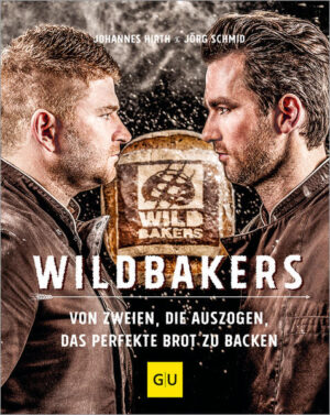 Sie sind jung, sie sind wild, sie sind...Bäcker!Johannes Hirth und Jörg Schmid nennen sich die Wildbakers und haben das Ziel, das Bäckerhandwerk von seinem verstaubten Image zu befreien. Ihr Backbuch spiegelt ihre Philosophie wieder: lockere Atmosphäre, entspannte Herangehensweise und vor allem viel Spaß. Sie kombinieren Tradition mit Moderne, das gute alte Handwerk ihrer Väter mit neuen Ideen. Und überzeugen am liebsten mit frisch Gebackenem. Ihr Schlüssel zum perfekten Brotgenuss ist eine Kombination aus solidem Fachwissen, Grundrezepten und ausgefallenen Weiterentwicklungen. Im Buch wird der Wildbakers-Regler aufgedreht: Erst mit solidem Fachwissen und handfesten Sachen wie Müslibrot oder Dinkel Kerni, werden die Brote dann immer ausgefallener: Schwäbisches Linsenbrot oder Bier-Bratkartoffelbrot, Brot wird flambiert oder auf dem Grill fertig gebacken. Und zu guter Letzt zeigen die Wildbakers, was Brot noch so kann: Ausgeflipptes Brotfingerfood, das auf jeder Party gut ankommt