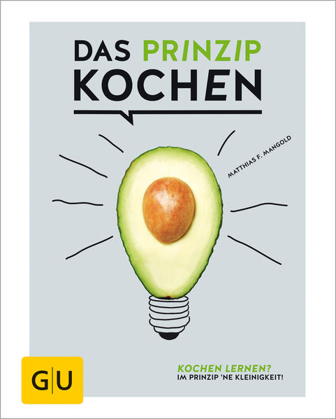 Das ultimative Kochbuch für Anfänger„Kannst du kochen?“ - diese Frage beantwortest du ab sofort nur noch mit einem eindeutigen „Ja!“. Mit diesem Kochbuch für Anfänger geht in deiner Küche nämlich garantiert nichts mehr schief. Trau dich und starte jetzt mit unseren Einsteiger-Rezepten - einfach und cool erklärt, ohne unnötiges Chichi. Schon bald bist du ein Held am Herd! Dieses Kochbuch wird dein Leben verändern. Endlich ist Schluss mit dem Mittagessen in der Mensa und den abendlichen Bestellungen beim Lieferservice. Hast du erst einmal kapiert wie kochen funktioniert, wirst du die Finger gar nicht mehr vom Kochlöffel lassen können. 50 Grundrezepte warten in „Das Prinzip Kochen“ darauf, von dir ausprobiert und verputzt zu werden. „Das Prinzip Kochen“: So funktioniert dein Kochbuch für AnfängerDu denkst, du bekommst nicht mal das leichteste Rezept hin? Glaub an dich: Yes, you can! Und zwar mit dem richtigen Prinzip. Schließlich steckt hinter jedem Gericht eine ganz simple Methode. 1.) Wir erklären dir das Grundprinzip eines Rezepts - ohne Schnickschnack mit Konzentration auf das Wesentliche. 2.) Wir stellen dir einen Prototyp zum Ausprobieren vor - einfach aber lecker. 3.) Wir nehmen dich mit in unser Kreativlabor: Hier kannst du nach Lust und Laune variieren, dich ausprobieren und bei deinen Freunden mächtig Eindruck machen. Verstanden? Prima, dann können wir ja loslegen. Schnell geschüttelt, gerührt oder gemixt: Kochrezepte für AnfängerKeine Lust mehr auf langweiliges Fertig-Salatdressing und ödes Pesto aus dem Glas? Unsere Kochrezepte für Vinaigrette und Pesto Genovese hast du schnell verstanden und fix zubereitet. Auch Gemüse-Antipasti oder eine flotte Cremesuppe kommen bei dir bald nur noch selbst gemacht auf den Teller. Keine Sorge: Schritt für Schritt erklärt, gelingen dir die ersten eigenen Kochversuche garantiert. Kochbuch für Anfänger - besser als der LieferserviceGanz ehrlich: Hast du langsam nicht die Nase voll davon, dass der Pizzabote jeden Abend mit einem fettgetränkten Pappkarton in der Hand an deiner Tür klingelt? Auch die Tiefkühlpizza ist da keine gute Alternative. Selbst gemacht schmeckt es eben am besten. Wie du als Küchenneuling problemlos zum Pizzabäcker wirst? Mit „Das Prinzip Kochen“ staunst du, wie locker die To-Dos für einen Pizzateig eigentlich von der Hand gehen. Und weil es natürlich nicht immer nur Pizza sein muss, wird auch ein Omelette mit kreativem Input zum abwechslungsreichen Abendbrot und selbst so ein Risotto ist bald im Handumdrehen gerührt. Mit dem Kochbuch für Anfänger ruck-zuck zum saftigen SteakEin perfektes Steak ist außen schön angeröstet und innen saftig und rosa. Klingt toll, aber wie funktioniert das? Wir verraten es dir! Ob Steak, Schnitzel, Kotelett, Frikadelle Geschnetzeltes oder Gulasch - mit diesem Kochbuch für Anfänger gelingt dir jedes Fleischgericht. Auch die schönsten Schätze aus dem Meer kommen nicht zu kurz: Fischfilet, Knoblauchgarnelen und Muscheln sind leicht zubereitet - wenn das Prinzip einmal klar ist. Supereasy vom Schaumschläger zum Schmackofatz-StarÜber dem Wasserbad schmelzen, Gelatine einweichen, Eiweiß unterheben - du verstehst nur Bahnhof? Warte ab, so schwer ist das gar nicht. Wer weiß, wie man die Geheimsprache der Dessertwelt entziffert, tischt schon bald die besten Nachspeisen auf. Rezepte für Mousse au Chocolat, Vanilleeis mit Frucht-Topping, Panna Cotta oder Schokomuffins sind für dich dann nur noch ein Klacks. Deine Freunde wirst du mit deinen neuen Kochkünsten restlos begeistern. Es könnte also sein, dass ab und zu mal wieder ein Leckermäulchen an deiner Tür klingelt und sich selbst zum Essen einlädt. Aber was soll‘s: Guten Freunden gibt man doch einen Nachschlag, oder?