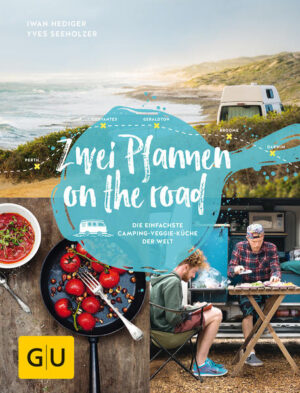 Veggie-Trip durch Australien: Einfache und schnelle vegetarische RezepteZwei coole Typen, zwei Pfannen und eine Mini-Campingküche: Die beiden jungen, wilden Köche Iwan Hediger und Yves Seeholzer haben sich während eines abgefahrenen Road-Trips entlang der Westküste Australiens immer wieder neue kreative Gerichte ausgedacht - simpel, schnell, superlecker! Und dabei hatten sie eine tolle Idee: Warum nicht genauso easy zu Hause weiterkochen? Deshalb haben sie ihre über 50 veganen und vegetarischen Rezepte für Dich in ein Kochbuch gepackt. „Zwei Pfannen on the road“ steckt voller spannender vegetarischer Rezepte, die im Alltag wenig Zeit - und eben nur zwei Pfannen brauchen. Vegetarische Rezepte: Dein Buch auf einen BlickDas erwartet Dich im GU-Buch „Zwei Pfannen on the road“: Perth, Margaret River, Albany, Pingrup, Hyden: Im Südwesten gab es bei Iwan und Yves Rote-Bete-Salat mit Quinoa und Quark, Bohnen-Kichererbsen-Eintopf mit Mais, Gelbes Linsen-Gemüse-Curry, Kürbissuppe mit Buchweizen und mehr Perth, Cervantes, Geraldton, Kalbarri Town, Carnarvon: An der Westküste wurde weiter gekocht: Mango-Sellerie-Salat, Buchweizen-Sellerie-Salat mit Minze, Gebratener Reis mit Ananas, Süßkartoffelsuppe mit Paprika und mehr Coral Bay, Tom Price, Broome: Im Westen immer weiter Richtung Norden lässt man sich neue Kreationen schmecken: Nudelsuppe mit Tofu und Gemüse, Quinoasalat mit Orangen und Birnen, Kartoffel-Gemüse-Rösti mit Joghurt-Dip, Kichererbsen-Salat mit Datteln und mehr Timber Creek, Litchfield Nationalpark, Darwin: Im Norden landeten in der Pfanne: Weißkohl-Kartoffel-Suppe mit Petersilien-Pesto, Veggie-Adobo mit Panir und Baby-Maiskolben, Spargel-Sellerie-Salat mit Erdbeeren, Schlangenbrot mit Honig und mehr Viel Abwechslung, wenig Aufwand: Einfache vegetarische RezepteWas Iwan und Yves in der kleinen Küche des Campingbusses gelang, lässt sich zu Hause prima nachkochen. Ofen, Küchenmaschine & Co. bleiben aus - und sauber! Alles was Du brauchst sind zwei Pfannen, oft sogar nur eine, manchmal gar keine. Deshalb auf Genuss verzichten? Kommt gar nicht infrage! An Abwechslung fehlt es den vegetarischen Rezepten ganz sicher nicht. Hier kommen jede Menge neue Ideen aus frischen Zutaten zusammen. Und dazu gibt’s clevere Camping-Hacks, die auch im Alltag superpraktisch sind. Vegetarische Rezepte für frische SalateDer „Rote-Bete-Salat mit Quinoa und Quark“ versetzt Dich an den traumhaften Strand von Perth. Gebraucht wird hier nur eine Pfanne, um die Quinoa zu garen. Zusammen mit Roter Bete, Möhre, Apfel und frischen Kräutern wird daraus ein köstlicher Salat mit Biss. Mehr Veggie-Salate findest Du in „Zwei Pfannen on the road“. Vegetarische Rezepte für kreative SuppenIrgendwo zwischen Perth und Geraldton kreierten die Jungköche Iwan Hediger und Yves Seeholzer „Süßkartoffelsuppe mit Paprika und Pilzen“. Klingt einfach? Einfach gekocht, ja! Aber dank Ingwer, Frühlingszwiebeln, Rosmarin, Thymian und Parmesan ein fünffach leckerer Genuss. Vegetarische Rezepte für leckere AufstricheManchmal geht’s sogar ganz ohne Pfanne. Zum Beispiel beim „Avocado-Mango-Aufstrich“, den es bei den beiden in der australischen Stadt Geraldton zu frischem Brot gab. Guacamole mal ganz anders! Im GU-Buch gibt’s noch mehr schnelle vegetarische Rezepte für Aufstriche. Vegetarische Rezepte für ausgefallene PfannengerichteJede Menge weitere vegetarische Rezepte aus der Pfanne kamen auf der Reise entlang der australischen Westküste auf den Camping-Tisch. Zum Beispiel in Kalbarri Town das „Indische Dal mit Chili und Kokosmilch“. Oder die „Kartoffel-Gemüse-Rösti mit Joghurt-Dip“ in Coral Bay. Ein fruchtiges Geschmackserlebnis ist die „Gebratene Melone mit Tofu, Gemüse und Reis“, die in Broome von den Abenteurern erfunden wurde und nun Dir ein lautes „Mmh-lecker“ entlockt. Einmal die Westküste entlang: Schnelle vegetarische Rezepte mit einer Portion ReiselustSchmeiß den Herd an, jetzt wird losgekocht: Im GU-Buch „Zwei Pfannen on the road“ findest Du alle Rezepte zum Nachkochen. Abwandeln, Neumischen, Erweitern? Aber gerne! Die Bildstrecken im Buch machen nicht nur Appetit auf Veggie-Küche, sondern entführen auch auf eine atemberaubende Reise. Das perfekte Fernweh-Futter!