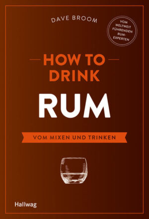 Erfahren Sie, warum Rum gerade eine echte Renaissance erlebt und heute zu den angesagtesten Spirituosen zählt! Die Zahl der Rum-Marken wächst unaufhörlich - Bartender und Liebhaber entdecken ihn als qualitativ hochwertige Basis-Spirituose für einfache und komplexe Drinks. Dave Broom zeigt kenntnisreich, was es mit international verbreiteten Stilen, wie Premium Aged und Spiced Rums, sowie mit besonderen Rums, wie Cachaça auf sich hat. Mit kurzen Einführungen in über 100 Rumsorten, Hintergründen zur deren Entstehung und einer aromatischen Verortung auf einer Flavour Map lässt er die Leser teilhaben an seinen Entdeckungen. Er beschreibt darüber hinaus, mit welchem Begleiter (von Kokoswasser über Ginger Beer und Clementinensaft bis Cola) der jeweilige Rum am besten zu trinken ist: Einfach einsteigen, selbst mixen und genießen! Über 50 Cocktail-Rezepte bieten weitere faszinierende Geschmackserlebnisse und zeigen: Rum gehört in jede sortierte Hausbar!