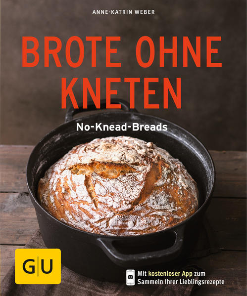 Brot ohne Kneten: „No-Knead-Bread“ - der Backtrend aus den USABrot kaufen? Nö. Brot selber backen! Do-it-yourself ist gerade total angesagt. Jetzt erst recht! Und das aus gutem Grund: Wer sein Brot selber macht, weiß, was drin steckt, geht Unverträglichkeiten aus dem Weg und bekommt garantiert ein tolles Geschmackserlebnis. Der GU-Küchenratgeber „Brot ohne Kneten“ verrät, wie das Brotbacken ab jetzt richtig schnell und einfach funktioniert. Statt ewiges Kneten und Herstellen von Ansätzen und Brühstücken, trumpfen wir hier mit klassischen und trendigen No-Knead-Bread-Rezepten auf. No-Knead-Breads: Ihr GU-Küchenratgeber „Brot ohne Kneten“Diese und viele weitere Rezepte erwarten Sie im GU-Küchenratgeber „Brot ohne Kneten“: Helle und milde Brote: Olivenbrot, Möhren-Haferflocken-Brot, Tomaten-Basilikum-Brot, Maisbrot, Quinoabrot Kräftige und herzhafte Brote: Saatenbrot, Rote-Bete-Brot mit Hanfsamen, Würziges Roggenschrotbrot, Maronenbrot, Kartoffel-Speck-Brot Brötchen, Pizza & Co.: Müslibrötchen, Ciabattabrötchen, Vollkornbrötchen mit Sauerteig, Tomaten-Oliven-Stangen, Rustikale Käse-Pizza Die größte Schwierigkeit beim Brotbacken ist die Herstellung des Teigs. Viele Teige müssen erst ordentlich geknetet werden, damit sie am Ende auch gelingen. Ist das gebackene Ergebnis später nicht zufriedenstellend, lag der Fehler häufig schon im Knetverfahren. Um einen ordentlichen Teig zu produzieren, war bisher also entweder anstrengende Handarbeit oder eine leistungsfähige Küchenmaschine nötig. Doch es gibt eine Lösung, die noch viel einfacher ist: Brot ohne Kneten! Ja, das funktioniert wirklich - vollkommen mühelos!