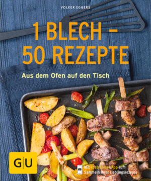 Ofenhits vom Blech: Die besten GU-BlechrezepteDie ganze Familie ist jetzt meist zuhause und jeder hat großen Appetit auf Abwechslung. Und natürlich vor allem auch auf leckeres Essen. Hauptsache unkompliziert! Mit diesen Rezepten bringen Sie ganz einfach und ohne Aufwand täglich viel Abwechslung auf den Tisch. Unsere Blechrezepte sind bequem gemacht und vielseitig im Geschmack. Das Besondere: Alle Gerichte im GU-Küchenratgeber „1 Blech - 50 Rezepte“ werden komplett auf dem Blech zubereitet, Sie brauchen weder Topf noch Pfanne. Ihr GU-Küchenratgeber „1 Blech - 50 Rezepte“Diese und viele weitere Rezepte erwarten Sie in Ihrem GU-Küchenratgeber „1 Blech - 50 Rezepte“: Vegetarisches: Fruchtiges Ofengemüse, Lauwarmer Ofensalat, Wurzel-Pilz-Gemüse, Rosenkohl-Zwiebel-Blech, Tomaten-Pasta aus dem Ofen Geflügel und Fleisch: BBQ-Blech, Cajun-Huhn mit Süßkartoffeln, Italienische Mini-Buletten, Salsiccia-Gemüse, Hackbällchen-Kürbis-Blech Fisch vom Blech: Thai-Blech mit Garnelen, Kräuterlachs mit Dillgurken, Sesamfisch mit Süßkartoffeln, Mediterrane Doraden, Zitronen-Fisch im Speckmantel Pizza, Snacks & Co.: Veggie-Pizza, Flammkuchen Diavolo, Lachstarte mit Tomaten, Ziegenkäsebaguette, Rucola-Thunfisch-Taschen Essen vom Blech - einfach wunderbarTöpfe, Pfannen und Co. können getrost im Küchenschrank bleiben. Für Blechrezepte brauchen Sie nichts weiter als ein simples Backblech. Sie werden staunen, wie viele komplette Essen Sie auf dem Blech zubereiten können. Da gelingt Ihnen nicht nur das klassische Ofengemüse, sondern Pastagerichte samt Sauce, Hackbällen, Coq au vin und sogar ein Kalbsbraten. Faszinierend, was ein Backblech alles kann! Herzhafte Gerichte vom BlechAlle Blechgerichte im GU-Küchenratgeber wurden von unserem Autor Volker Eggers entwickelt. Das Ergebnis: Jedes einzelne Rezept ist eine kleine Sensation - dank fantasievoller Zutaten-Kombination und wundervoller Würze. Seine herzhaften Rezepte vom Blech stillen den kleinen und den großen Hunger im Nu. Wie wäre es zum Beispiel mit „Kräuterlachs mit Dillgurken in Senfsahne“, „Süßkartoffelblech mit Hähnchenstrips“, „Buntes Gemüseblech mit Feta-Dip“, „Ofen-Gröstl“ oder vegetarischen Tex-Mex-Tortillas? Selbst ein Brot als Beilage können Sie mit der Idee von Volker Eggers schnell auf dem Blech zubereiten und nach kurzer Zeit aus dem Ofen zaubern. Blech-Rezepte mit FleischViele abwechslungsreiche Fleischrezepte lassen sich mit ein und derselben simplen Methode im Backofen zubereiten. Heimatliche, mediterrane oder international inspirierte Blechrezepte mit Fleisch finden Sie im GU-Küchenratgeber „1 Blech - 50 Rezepte“ - vom „Honig-Speckbraten“ über die „Marinierte Putenkeule“ bis zum „Kasseler mit Senf-Kruste“. Vom-Blech-weg-Rezepte: Pizza, Flammkuchen & Co.Natürlich haben wir bei all unseren leckeren Rezepten die beliebten Klassiker aus dem Ofen nicht vergessen. Entdecken Sie Ideen für Pizza und Flammkuchen, die Sie direkt vom Blech weg essen können. Scharf wird es mit dem „Flammkuchen Diavolo“, rustikal mit den „Bauernschnitten“, mediterran mit dem „Caprese-Burger“ und winterlich mit dem „Ofen-Raclette“. Party-Blechgerichte für die große FeierBlechrezepte sind wirklich praktisch: Ist das Blech erst einmal belegt, muss nicht mehr viel getan werden - der Ofen übernimmt den Rest der Arbeit. Und so ein ganzes Gericht auf einem Blech macht viele satt. Da ist die Partyvorbereitung kein Problem: Ruckzuck sind alle Rezepte fertig. Entspannter geht’s gar nicht! Süße Blechrezepte: Easy Nachspeisen für jedermannWer keine Lust auf kompliziertes Kuchenbacken oder umständliches Schmelzen von Schokolade über dem Wasserbad hat, macht es sich mit unseren Blechrezepten gemütlich. Für unsere süßen Ideen brauchen Sie nichts weiter als ein paar Zutaten, wenige Minuten Zeit und ein Backblech. Jetzt ist ein bisschen Geduld gefragt und schon kann das Genießen beginnen. Mit „Birnen-Crumble“ und „Bananen-Schoko-Cookies“ wickeln Blechrezepte alle Dessert-Liebhaber um den Finger.