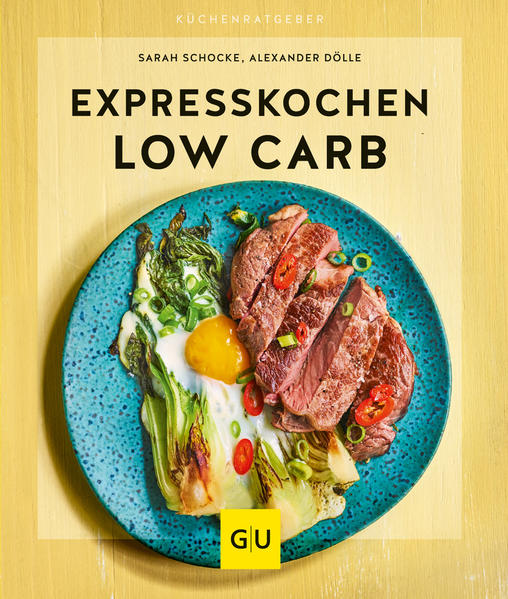 Genuss im Turbogang: Der GU-KüchenRatgeber Expresskochen Low Carb bringt Blitzhacker, Pürierstab und Messer jetzt so richtig auf Hochtouren und macht im Eiltempo möglich, wovon viele träumen: Schnell und gesund kochen mit viel Genuss. Der Trick: Weniger ist mehr! Weniger Kohlenhydrate, weniger Stress in der Küche, dafür mehr Zeit zum Genießen und ein leichteres, schlankeres Lebensgefühl. In weniger als 30 Minuten bereiten auch Anfänger am Herd mit den Rezepten und Tipps schlanke, gesunde Sattmacher zu, mal mit Fleisch, Fisch oder Geflügel, mal mit Tofu, Käse oder Ei und immer: mit viel frischem, knackigem Gemüse! Ob Melonensalat mit Feta, gegrillte Avocado, Zoodeln mit Garnelen, Roastbeef-Rolls, Tomatenhähnchen, Portobello-Burger oder Kürbis-Toast - alle Rezepte sind von der schnellen Truppe und lassen sich superleicht zubereiten. Von der Suppe bis zum Salat, vom Snack bis zum warmen Wohlfühlessen - das Dream Team für schnelles Abnehmen heißt: High Speed plus Low Carb!