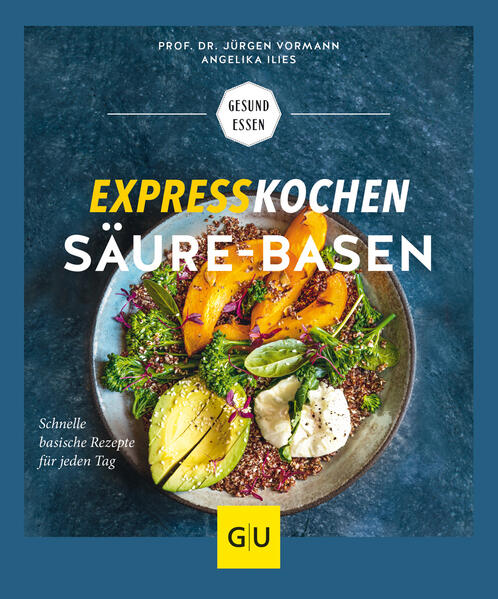 Expresskochen Säure-Basen - her mit der Energie!Wie gelingt eine gesunde, basische Ernährung in einem eng getakteten Alltag? Von Buchweizen-Pancakes, über Auberginen-Döner bis hin zu Lammfilets mit Fenchel-Oliven-Gemüse - der GU-Ratgeber „Expresskochen Säure-Basen - Schnelle basische Rezepte für jeden Tag“ liefert viele Vorschläge. Ganz gleich zu welcher Tageszeit, ob als Frühstück, Snack oder Hauptspeise - alle Gerichte erfordern maximal 30 Minuten Arbeitszeit. Viele Hintergrundinfos und Grafiken erklären einfach und anschaulich das komplexe Thema Säure-Basen. Körper im GleichgewichtpH-Wert, Übersäuerung und Co. - Prof. Dr. Jürgen Vormann informiert über die wissenschaftlichen Aspekte der Säure-Basen-Ernährung. Angelika Ilies liefert die Rezepte, die einen ausgewogenen Stoffwechsel unterstützen. Der Folgeband zum Bestseller „Säure-Basen-Kochbuch“ mit schnellen, alltagstauglichen Rezepten Tipps zu Zubereitung, Lagerung und Varianten Umfangreiche, wissenschaftlich fundierte Hintergrundinformationen Tabelle mit PRAL-Werten