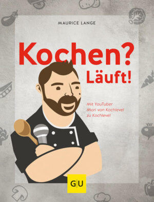 Kochen? Läuft!: Mit YouTuber Mori von Kochlevel zu Kochlevel Das Kochbuch für junge Anfänger von YouTube-Star Mori - Lieblingsgerichte ganz einfach selber kochen! Rezepte für Anfänger findet man nicht nur auf Moris YouTube-Kanal sondern nun auch in seinem ersten Rezeptebuch. Das Grundkochbuch macht Sie vom Einsteiger zum Profi und das mit professioneller Begleitung durch Mori. Die Rezepte, ob vegetarisch oder vegan, steigern sich in der Schwierigkeit von Kapitel zu Kapitel. Zunächst geht es los mit: Level 1: Beginner Rezepte - darin kocht Mori nicht nur Couscous-Salat für die nächste Grillparty sondern auch Spiegelei-Frühstücks-Burger. Level-Up: Da-geht-noch-was-Rezepte zeigen zum Beispiel, wie man Dodo Wings und Köttbullar selbst macht. Champion: Du-kannst-es-Rezepte sind für alle, die sich mit Mori etwas geübt haben. Es gibt indisches Linsen-Dal und veganen Döner. Endboss: Fast-ganz-oben-Rezepte sind für Feste und Gäste und man serviert Zitronen-Risotto mit Lachsfilet sowie Schweinefilet mit Semmelknödel und Biersoße. Bonus-Level: Chef-Rezepte - hier geht’s um die Wurst wenn Mori mit Ihnen Nacho-Burger und Bulgogi vom Schwein brutzelt. Nicht nur für die Studentenküche … … auch für die Familie sind viele leckere, preiswerte und schnelle Rezepte mit dabei. Denn darum geht es Mori - zu zeigen, wie man mit oft wenigen Zutaten ganz schnell zu einem leckeren Ergebnis kommt. Wer den YouTube-Kanal kennt, weiß dass dort auch mal Fehler passieren dürfen und man gemeinsam ans Ziel kommt. Gerade wenn man mit Freunden etwas Comfort-Food zubereiten will, ist dieses WG-Party-Buch genau das Richtige. Kochen lernen leicht gemacht Jeder, der glaubt dass Roastbeef über seinem Kochniveau ist, wird eines besseren belehrt. Den Mori zeigt, dass Sie auch mit wenigen Skills und kleiner Küchenausstattung ganz einfach selbst kochen können. Oft braucht es nicht mehr als einen Topf und auch die Zutaten sind billig und überall erhältlich. Dabei begeistern fancy klingende Rezepte, die schnell und simpel zubereitet sind: Leberkäs-Burger mit Krautsalat mit nur 6 Zutaten Bananen-Kokos-Curry in nur 40 Minuten Thunfisch-Steak mit Feldsalat, das man sonst nur im Restaurant bekommt Involtini mit Pesto und Aubergine in 35 Minuten für Gäste Begleitet wird Mori beim Kochen von seinen YouTube-Freunden, die immer mal wieder ein Lieblingsgericht zeigen. Einige der Rezepte kann man sich begleitend beim Kochen dann natürlich auch live und in Farbe auf dem Channel von Mori kocht anschauen.