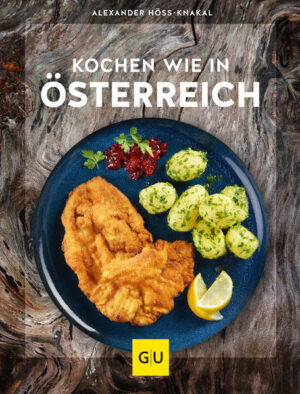 Das Österreich-Kochbuch für Fans von Kaiserschmarrn und Frittaten-Suppe! Das Kochbuch der Alpenküche mit mehr als 65 Rezepten Sie lieben die Originalrezepte aus Österreich und speisen gerne auf Almhütten und in Kaffeehäusern? Und sowieso gehört Wiener Schnitzel für Sie zum Besten, was die Küche zu bieten hat? Dann können Sie die Klassiker mit dem neuen Buch von Alexander Höss-Knakal jetzt ganz einfach Zuhause selbst kochen. Auf 144 Seiten erwarten Sie: Mehr als 65 Rezepte für jeden Gaumen Alle Klassiker der österreichischen Küche Hausmannskost zum Selbermachen Interessante Fakten zur Wirtshauskultur Die Top-5-Zutaten der Alpenküche Vorspeisen, Suppe, Hauptgerichte mit Fleisch & Fisch Vegetarische Gerichte Kuchen, Torten & Desserts Österreichische Küche für Anfänger Bei einer Wanderung in den Bergen, einem Wien-Besuch oder im Skiurlaub haben Sie sicher schon einige der Klassiker probieren dürfen: Kaiserschmarrn, Marillenknödel, Zwiebelrostbraten, Backhendl und Griessnockerlsuppn. Der Autor zeigt nicht nur, wie Sie Genanntes selbst machen können, er führt Sie noch tiefer in die traditionelle Küche ein. Probieren Sie unbedingt: Erdäpfelgulasch - auch in der veganen Variante mit Tofu Grenadiermarsch Specklinsn mit Knödln Reisfleisch vom Wammerl Sachertortn und viele weitere Mehlspeisen und Süßspeisen. Österreich Kochbuch vegetarisch Fleisch- und Fischgerichte spielen eine große Rolle und prägen die Nationalküche. Kochen wie in Österreich zeigt aber, dass auch vegetarische Rezepte nicht zu vernachlässigen sind. Egal ob Spinat- oder Rote-Bete-Knödel, Buchteln, Palatschinken oder Schlutzkrapfen - diese Klassiker können Sie auch als Vegetarier genießen. Besonders bietet sich das Kochbuch an, um gemeinsam für und mit Freunden zu Kochen.