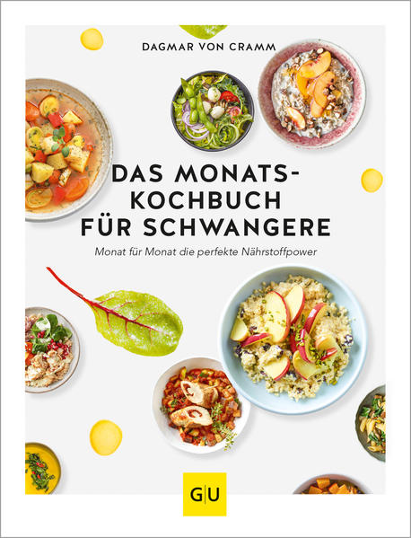 Gesund essen von Beginn der Schwangerschaft bis zur Geburt - mit köstlichen Rezepten und Ernährungswissen.Ab dem Zeitpunkt der Empfängnis ist es wichtig, dass sich Schwangere gesund und ausgewogen ernähren. Nicht nur sie selbst, auch das Baby braucht wichtige Nährstoffe, um gesund heranzuwachsen. Wer nicht alles über Supplements lösen, sondern lieber selbst kochen will, findet in dem neuen Kochbuch von Dagmar von Cramm einen begleitenden Ratgeber. Die ersten 1.000 Tage Heute wissen wir, dass die ersten 1.000 Tage die Genetik eines Kindes prägen. Umso wichtiger ist es, von Beginn an gesund zu essen. Dabei geht es nicht um bestimmt Ernährungsformen wie vegan, vegetarisch oder omnivor, sondern um eine ausreichende Versorgung mit Nährstoffen. Die Autorin klärt in einem Theorieteil darüber auf, welche Vitamine, Mineralstoffe und Spurenelemente wir brauchen, um fit durch die Schwangerschaft zu kommen und ein gesundes Baby auf die Welt zu bringen. Monat für Monat Im Kochbuch werden die einzelnen Schwangerschaftsmonate genau dargestellt - immer mit einer Übersicht, welche Nährstoffe jetzt besonders wichtig sind. Es folgen Rezepte für Smoothies und Säfte, frische Salate, Rohkost sowie warme Mahlzeiten. Immer mit dem Hinblick auf die optimale Nährstoffversorgung. Monat 1: Beeren-Spinatsalat mit Knusper als Folsäure-Lieferant Monat 2: Eier-Dip zu Brot als Vitamin B12-Versorger Monat 3: Lachs-One-Pot-Pasta für essentielle Omega-3-Fettsäuren Monat 4: Ricotta-Radieschen-Creme für viel Kalzium Monat 5: Hirsewaffeln für eine gute Eisen-Versorgung Monat 6: Grünkernpizza mit Bergkäse, um den Zink-Speicher zu füllen Monat 7: Gurkensalat mit Avocado und Nori als Jod-Lieferant Monat 8: Rosa-Kefir als Eiweißbooster Monat 9: Maroni-Kugeln mit viel Ballaststoffen für eine gute Verdauung Schnelle und einfache Rezepte Da die Kräfte grade zum Ende einer Schwangerschaft oft nachlassen und man nicht mehr lange in der Küche stehen kann, legt die Autorin viel Wert auf einfache, schnell und gut vorzubereitende Gerichte. Viele Snacks brauchen nur 5 Minuten Vorbereitungszeit und sind somit auch ein schneller Energielieferant. Die warmen Mahlzeiten stehen nach 30 Minuten auf dem Tisch und können für einen anstrengenden Tag auch vorgekocht und eingefroren werden. Das Buch ist ein tolles Geschenk für werdende Mütter, Freundinnen und ein praktischer Helfer im Alltag für alle Frauen mit Kinderwunsch. Es ist ein täglicher Begleiter mit viel Wissen zum Nachschlagen und Nachlesen.