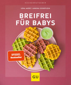 Baby-led weaning Kochbuch mit tollen Rezepten für Babys und die ganze FamilieGanz egal, ob Sie direkt mit breifrei und BLW in die Beikostzeit starten oder nach dem klassischen Brei Rezepte für die Übergangszeit zur festen Kost suchen, in diesem Kochbuch werden Sie fündig. Die beiden Autorinnen des breifreibaby-Blogs zeigen in ihrem ersten gedruckten Buch, wie einfach eine gesunde Familienküche von Anfang an sein kann. Der Beikoststart des Babys steht meist um den 6. Monat herum an, dann können Babys von Beginn an am Familientisch mitessen. Die Beikost lässt sich so zeitsparend und einfach gestalten und die ganze Familie wird animiert gesünder zu essen. Es gibt Frühstücksrezepte, Basics, BLW-Hauptgericht und baby-led weaning Rezept ohne Zucker. Breifrei Kochbuch für die ganze Familie Im Gegensatz zum klassischen Babybrei, muss bei baby-led weaning Mahlzeiten nicht extra fürs Baby gekocht werden. Die Gerichte sind so konzipiert, dass neben dem Baby auch große Geschwister und Eltern mitessen können. Das Buch teilt sich in drei Kapitel: Ab Beikoststart: Einfache und schnelle Rezepte für den Start in die Beikost in den ersten Wochen Mit etwas Übung: Gericht, die man mit dem Pinzettengriff essen kann und die komplexer zusammengestellt sind Bewährte Kinderlieblinge: Pflanzenmilch, Gemüsebrühe und Brot ohne Salz selbst machen Baby-led weaning Grundlagen Zusätzlich finden Sie im Buch die Grundlagen zum Thema BLW sowie hilfreiche Tipps zu den Beikostreifezeichen, zu ungeeigneten Lebensmitteln und Empfehlungen für Alltagshelfer. Lena Merz und Annina Schäflein zeigen außerdem, wie man mit Meal Prep seine Zeit fürs Kochen auf ein Minimum beschränken kann und somit mehr Zeit fürs Baby hat. Das Buch ist auch ein tolles Geschenk für andere Mamas, Freundinnen und Schwiegereltern, die noch von breifrei überzeugt werden müssen.