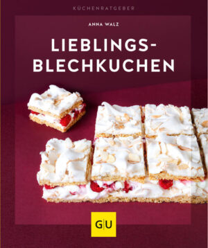 Nichts geht leichter als einen großen Blechkuchen zu backen - für Familie, Feiern und für ins Büro! Das Backbuch Lieblings-Blechkuchen von Anna Walz wird Ihre Liebe zu Blechkuchen neu entfachen. Denn sie sind der eigentliche Star am Kuchen-Himmel. Blechkuchen sind: Schnell zubereitet Ganz einfach nachzubacken Machen viele Kuchenfans satt Brauchen wenig Zubehör Schmecken mit einfachsten Zutaten Sehen schön aus Blechkuchen Rezepte für jede Gelegenheit Sie wollen Ihren Geburtstag im Büro mit Kollegen feiern? Sie sind zu einer Einweihungsparty eingeladen? Die ganze Familie kommt am Wochenende zusammen? Bevor Sie wie wild nach Springformen oder Kastenformen greifen, machen Sie doch lieber einen köstlichen Kuchen vom Blech. Die Rezepte von Konditorin Anna Walz schmecken nicht nur himmlisch, sie sind auch kinderleicht zubereitet. Probieren Sie unbedingt: Schoko-Kirsch-Kuchen Walnuss-Blondies Blitz-Blechkuchen mit Obst Knusperbaiser-Kuchen mit Himbeeren Apfel-Holunder-Streuselkuchen Kuchen backen ist ganz einfach Im Herbst schmecken Rezepte mit Apfel, Birne und Zimt. Im Sommer überzeugen schnelle Rezepte mit Steinobst, Beeren und Rhabarber und im Winter darf es dunkle Schokolade, Kaffee und Marzipan sein. Die Blechkuchen ohne Schnickschnack sind oft in weniger als 20 Minuten zubereitet und müssen dann nur noch in den Backofen. Das Blechkuchen Buch ist ein toller Begleiter das ganze Jahr über, denn es liefert immer eine neue Idee, was als Sonntagskuchen gebacken oder im einem Kuchen Container mit zur Arbeit genommen werden kann.