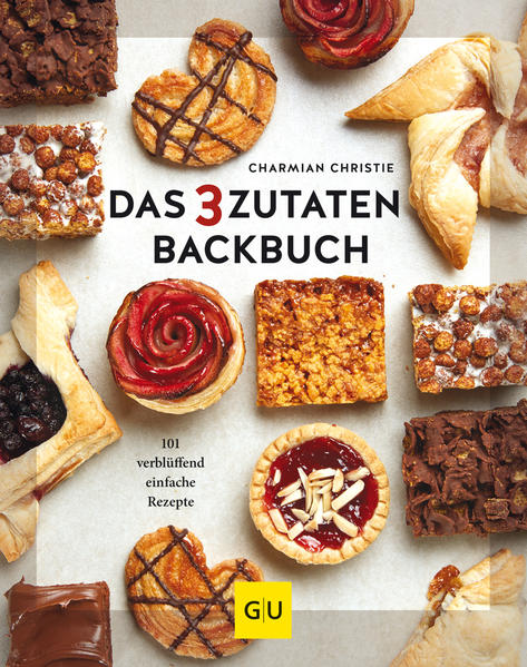 Backen mit nur 3 Zutaten - das geht! Probieren Sie Kuchen, Tartes, Kekse, Eis und Desserts Sie haben Lust auf Kuchen, aber wollen nicht einkaufen gehen? Oder Ihnen fehlt eine Zutat für Ihren Lieblingskuchen? Das ist nun Vergangenheit, denn das 3-Zutaten-Backbuch der Backikone Charmian Christie liefert immer ein köstliches Rezept, für das Sie ganz sicher alle Zutaten zuhause haben. Im Handumdrehen können Sie so Cookies, Tartes, Kuchen oder Brownies zubereiten - auch ohne gut gefülltes Vorratsregal. Einfache Rezept für Jedermann Sie stehen nicht gerne lange in der Küche? Aufwendiges flambieren, karamellisieren und dekorieren ist nicht Ihre Sache? Kein Problem, dann probieren Sie doch unbedingt einen der Kuchen aus diesem Backbuch, das sich wunderbar für Anfänger eignet. Die Autorin zeigt, dass nicht nur simple Desserts so schnell zubereitet sind, sondern auch Backwaren aus diesen Kategorien: Kekse & Cookies Knabbereien Kuchen, Muffins & Mehr Feingebäck, Pies & Tartes Schokolade Fruchtiges Cremiges Naschwerk Eis(kaltes) Saucen & Toppings 101 Ideen für den Kaffeeklatsch Spätestens dann, wenn Ihre Freundinnen zum nächsten Kaffee & Kuchen spontan vorbeikommen wollen und Sie nichts zuhause haben, ist es Zeit für eins der 101 Rezepte mit nur 3 Zutaten. Für Freundinnen probieren Sie: Apfelrosen Für die Familie gibt es: Himbeer-Eiscreme-Muffins Als schnelles Mitbringsel eignen sich: Zitronentöpfchen Kinder stehen auf: Geleefrüchte Gäste freuen sich über: Brotauflauf mit Eierlikör Der Adventskalender wird gefüllt mit: Trüffelpralinen mit Haselnüssen Im Sommer schmeckt: Eiskaffee am Stiel Wenig Zutaten - viel Geschmack Tatsächlich bestehen die meisten Kuchen und Gebäcke aus den Grundzutaten Butter und Mehl. Die Autorin hat auf dieser Basis eine magische Mischung entwickelt, die variiert mit etwas Obst, feiner Schokolade, würzigen Nüssen, aromatischen Gewürzen oder fertigen Klassiker wie Dulce de Leche wunderbare, köstliche Süßigkeiten ergibt, die das ganze Jahr über passen. Das Buch ist auch ein großartiges Mitbringsel für Freundinnen und Freunde!