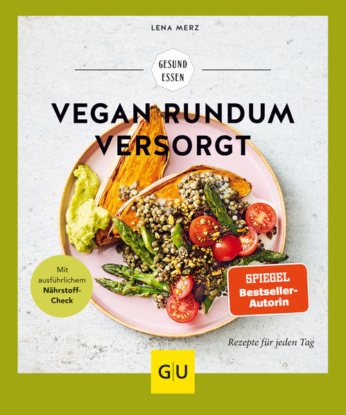 DAS vegane Kochbuch für alle, die sich nährstoffoptimiert vegan ernähren wollen! Mit diesem Kochbuch von Spiegel-Bestseller-Autorin Lena Merz müssen Sie sich um Ihre Nährstoffversorgung keine Gedanken mehr machen. Das Rezeptebuch überzeugt nicht nur mit einem aufklärenden und alltagstauglichen Theorieteil rund um Mikro- und Makronährstoffe, sondern auch mit mehr als 80 nährstoffreichen Rezepten, die leicht gelingen und fantastisch schmecken. Nährstoffreich und lecker - das geht Während viele vegane Kochbücher vor allem darum bemüht sind, klassische Rezepte in vegan zu präsentieren, liegt hier der Anspruch auf Geschmack und optimaler Versorgung Ihres Körpers. So sind die verwendeten Zutaten allesamt Nährstoffbomben und ermöglichen es Ihnen, entspannt und ohne Sorge vor Mangelerscheinungen zu kochen. Rezepte für jeden Tag Die Rezepte aus den Kategorien Frühstück, kleine Gerichte, warme Gerichte sowie Basics versorgen Sie von morgens bis abends optimal. Dabei sind die Mahlzeiten schnell gemacht und alltagstauglich. Probieren Sie unbedingt für einen guten Start in den Tag: Goldene Milch Porridge oder Carrot Cake Müsli Apple Baked Beans oder Frühstücks-Banh-Mi Linsen-Shakshuka mit Tofu-Rührei Als Meal Prep oder schnelles Abendessen … … eignen sich die kleinen Gerichte aus dem Buch. Auch hier werden Hidden Champions wie Nüsse, Saaten, Hülsenfrüchte und Vollkornprodukte satt eingesetzt. Packen Sie doch auch mal Bohnen-Quinoa-Bratlinge mit Salat und Grapefruitdressing Mais-Hirse-One-Pot mit Kokos-Bacon Sauerkraut-Linsen-Salat mit Studentenfutter in Ihre Brotdose für den nächsten Arbeitstag. Endlich gut und gesund essen Wer den Regenbogen isst und regelmäßig nährstoffreiche Lebensmittel in seinen Speiseplan einbaut, der ist auf dem besten Weg, nachhaltig gesund zu Essen. Dafür stehen auch die ausgefallenen, aber alltagstauglichen Hauptgerichte aus dem veganen Kochbuch. Es gibt Mahlzeiten aus aller Welt sowie verschiedene Zubereitungsarten. Zum Beispiel: Asiatisch angehauchtes Dhal mit Ingwer-Weißkohl und Pistazien Japanische Sushi-Bowl mit Noriflocken und Erdnuss-Sauce Indisches Butter-Curry mit Süßkartoffel und Hirse Traditionelle Grünkern-Bratlinge mit Mangold und Apfeldip Das Buch ist eine Bereicherung für jede Küche, ein tolles Geschenk für Freunde und eine Sorge weniger auf dem Weg zu einem gesunden Lebensstil.