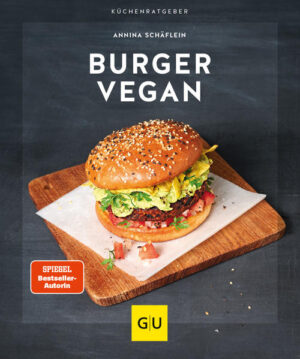 Ein ganzes Burger Kochbuch in vegan - das verspricht Genuss und köstliche neue Ideen für alle, die lieber fleischlos glücklich sind oder vegan einfach mal ausprobieren wollen!Einem guten Burger kann niemand widerstehen - und dabei muss er nicht mal tierische Zutaten enthalten. Bestseller-Autorin Annina Schäflein zeigt in ihrem veganen Kochbuch, wie kreativ und gesund das liebste Fastfood auch fleischfrei schmecken kann. Klassische Burger landen ebenso auf dem Teller wie ganz neue Kreationen. Fastfood für ZuhauseBurger frisch und selbst gemacht - das geht oft viel schneller als gedacht. Die Autorin zeigt, wie mit maximal 10 Zutaten ein perfekter Burger entsteht. Das erwartet Sie in dem Burger Kochbuch: Mehr als 25 Burger Rezepte Rezepte für Burger Buns, Beilagen und vegane Saucen Tipps zum perfekten Braten und Grillen von Patties Eine Übersicht veganer Power-Lebensmittel Salate und Toppings zur Ergänzung Burger Kochbuch - klassisch und gesundNoch vitamin- und proteinreicher mit Hülsenfrüchten, Getreide und Gemüse und noch saftiger und aromatischer sind diese klassisch kombinierten Rezepte: Hawaii-Burger mit Ananas Pulled BBQ-Jackfruit-Burger Schnitzelburger Zwiebelburger mit Mango Burger neu gedacht…Kreative Kreationen dürfen ebenso wenig im Kochbuch vegan fehlen, wie Rezepte für die besten Dips und Saucen, Vollkornbuns und Krautsalat sowie Pickles und veganer Bacon. Fastfood für Kinder bekommt eine ganze neue Bedeutung, wenn zu Mittagessen folgende Gerichte auf dem Tisch stehen: Pizzaburger Brezenknödel-Burger Mini-Burgerspieße Waffelburger mit Karamell So geht Burger heute - vegan me up, Patty!