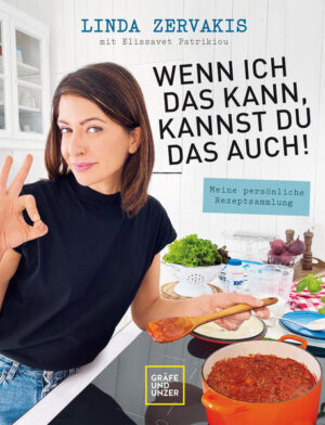 Linda Zervakis‘ erstes Kochbuch - mit einfachen, schnellen Rezepten für alle, die (noch) nicht kochen können! Kochen können ist keine Kunst, sondern ganz easy. Das zeigt die ehemalige Tagesschau-Sprecherin Linda Zervakis zusammen mit ihrer Freundin Eli in diesem griechisch inspirierten Kochbuch. Aus ihrer Heimat bringt sie die besten Rezepte mit, zeigt außerdem, was am Hamburger Hafen köstlich schmeckt und lädt sich Freunde ein, um gemeinsam zu kochen. Dabei kann sie das eigentlich gar nicht. Nicht nur ein Kochbuch … … sondern auch ein Einblick in Lindas Küche, ihr Lieblingsrestaurant, ihre Familie und ihre Vorlieben. Zum Beispiel gemeinsam mit Freunden an der Elbe sitzen und leckere Kleinigkeiten essen: - Das beste Weißbrot - Dattel-Dip und Crunchy Cashew Pesto - Kichererbseneintopf Rezepte für jeden Tag Wer gerade erst mit dem Kochen beginnt oder nicht viel Zeit hat, startet seine ersten Versuche am besten mit den Rezepten für jeden Tag - so hat es Linda gemacht und nun kocht sie sehr gerne. Dann gibt es: - Erbsencremesuppe - Die beste Bolognese - Kartoffelsalat Das erwartet Sie: - Einblick in die einfache griechische Küche - Kochen mit Freunden: Daniel Schreiber sowie Nobelhart & Schmutzig - Orientalische Rezepte für eine gelungene Mezze - Das beste mit Teig - Zimtschnecken und Co. Ein Kochbuch für alle, die kochen (lieben) lernen wollen, gerne Gastgeber sind und sich dabei nicht so ernst nehmen.