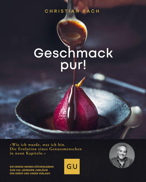 Kochen wie Spitzenkoch Christian Rach? Mit diesem Kochbuch können Sie alle Rezepte seines bewegten Lebens in der heimischen Küche ganz einfach selbst machen! Ganz egal ob die beliebtesten Klassiker aus seiner Kindheit, die echten Gerichte aus der Hamburger Studentenbude, die Anfänge aus den Restaurantjahren oder die Spitzenküche des eigenen Restaurants - in dem neuen Kochbuch von Christian Rach fehlt es an nichts. Er nimmt Sie mit durch seine ganze Kochlaufbahn. Inspiration für jeden Tag Typisch saarländische Kreationen zeigen, wie der Spitzenkoch aufgewachsen ist: deftig, würzig, gut. Nicht nur für ihn bilden die Gerichte aus der Kindheit oft das Grundgerüst für die spätere Kochlaufbahn. Christian Rach zeigt in Geschmack pur neben den traditionellen Gerichten aus dem Elternhaus auch seine ersten eigenen Werke aus der Uni-Zeit und seinem Job in der Hamburger Filmhauskneipe. Plattköpp mit Weinschaum Bifteki mit Feta Spaghetti mit Steinpilzsauce Geschmorter Schweinenacken Ambitioniert Kochen für Hobbyköche Seine Leidenschaft fürs Kochen hat sich Jahr für Jahr weiterentwickelt. So reist Christian Rach nach Frankreich und Wien, um neben der französischen Spitzenküche auch die Basics der feinen Wiener Küche zu lernen. Sie können direkt mitkochen: Rochenflügel mit Croûtons und Spinat Lammnüsschen mit Champignons-Zucchini-Küchlein Tafelspitz & klassische Beilagen Sterneküche Kochbuch Für Feste und Gäste eignen sich die letzten Kapitel des Rezeptebuches. In Ihnen zeigt Rach die beliebtesten Rezepte aus seiner Zeit als Küchenchef und Restaurantbesitzer. Die Mahlzeiten tischen Sie zu Weihnachten, am Geburtstag oder für Familienfeiern auf: Rotbarbe auf Speckkohl Passierter Gorgonzola mit Feigen Gegrillter Steinbutt mit Spargel Kleine Ananastartes mit Ingwereis