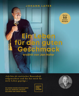 Johann Lafer liefert mit diesem Buch eine Autobiographie in Rezepten. Angefangen in seiner steirischen Heimat, die seine Kochphilosophie bis heute prägt. Er erzählt über seine ersten Kochversuche, die Bedeutung des Essens im Alltag und für Familienfeiern und präsentiert die Gerichte, die für ihn kindheitsprägend waren. Es folgen alle Stationen - von der Lehre bis zur Eröffnung der Stromburg mit den jeweils prägenden Rezepten und bietet eine kleine Zeitreise in die Achzigerjahre und die Nouvelle Cuisine, bis hin zu Lafers heutiger Philosophie der einfachen Küche.