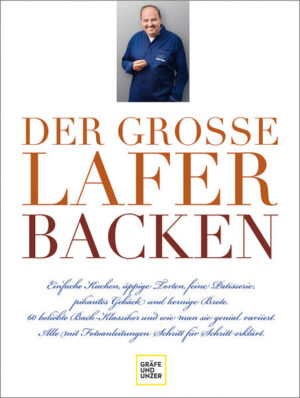 Der große Lafer Backen. In 60 Kapitel präsentiert der Sternekoch seine besten Rezepte, Schritt für Schritt in Bild und Text. Und dann variiert der Johann Lafer die beliebten Klassiker mit genialem Gespür für Geschmack in weiteren wunderbaren Rezepten. Einfach nachzubacken und schön fotografiert sind die leckeren Kuchen, üppigen Torten, die kleinen süßen Teilchen und das pikante Gebäck der reine Genuss. Ein Muss alle, die gern Backen und die perfekte Ergänzung zum Bestseller Der große Lafer.