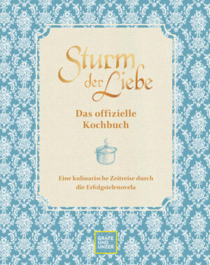 Das offizielle und heiß ersehnte Kochbuch für alle Sturm der Liebe-Fans! Holen Sie sich Europas erfolgreichste Telenovela und damit echtes Fürstenhof-Feeling in Ihre Küche! Dieses Buch trägt die bekanntesten Rezepte des malerischen 5-Sterne-Hotels am Fuße der bayerischen Alpen zusammen: von Hildegards traditionellem Schweinebraten über Andrés Parfait „Charlotte“, Cocktails aus der Piano-Bar, Josies veganem Schnitzel bis hin zu Lauras Geheimrezept für den „Süßen Kuss“. Das besondere Extra: Neben exklusiven Einblicken finden sich im Kochbuch auch Lieblingsgerichte der Charaktere. Genießen wie am Fürstenhof - mit diesem Buch steht dem echten "Sturm"-Menü nichts mehr im Weg: ein Muss für alle Serienfans!