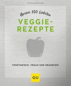 Jeden Tag ein kleines Highlight ist zum Beispiel: bewusstes, achtsames Genießen! Die Silver Edition Unsere 150 liebsten Veggie-Rezepte macht das Kochen ohne Fleisch, mit viel Gemüse, Hülsenfrüchten, Getreide, Pilzen und Kräutern so alltagstauglich und abwechslungsreich wie nie - und zeigt allen, die’s noch nie probiert haben, wie lecker vegan schmeckt. Vom Frühstück, Süßem und Desserts über Dips, Snacks, Beilagen und Salate, von Suppen und Hauptgerichten bis zu Eintöpfen und Currys liegen die Rezepte, Tipps und Tricks für die grüne, teils ganz tierfreie Ernährung so gebündelt beisammen, dass sich die Suche nach Inspirationen im Netz erübrigt. Das Best-of gesunder Tierwohl-Küche - 150 Prozent im Trend!