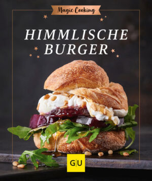 Ein bisschen zaubern können? Und einfachen Burgern zum ganz großen Auftritt verhelfen? „Magic Cooking: Himmlische Burger“ verwandelt Fast Food in Burger-Meisterstücke mit Wow-Effekt, mit und ohne Fleisch, veggie, klassisch oder modern, abwechslungsreich, leicht und mit einfachen Tricks raffiniert verwandelt. Das Geheimnis der Burger-Magie: fantastische Fotos, kreative Ideen und verblüffende Rezepte, die auch Zauberlehrlingen gelingen! Rindfleisch- oder Wildschwein-Burger, Kräuterseitling-, Zucchini-Süßkartoffel- oder Ramen-Kimchi-Burger, Burger mit Köfte, gegrillten Auberginen, Rucola und Feta oder sogar Risotto - da bleibt schon vom Hingucken allein der Mund offen stehen und beim Reinbeißen gibt’s tosenden Applaus: Burger-di-bim!