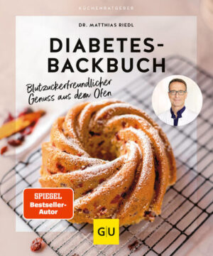 Endlich nicht mehr die Sorge haben, Diabetes zu haben und deswegen auf Kuchen und frisches Brot für immer verzichten zu müssen. Der KüchenRatgeber „Diabetes-Backbuch“ von TV-Doc und Diabetologe Dr. Matthias Riedl zeigt mit alltagstauglichen, einfachen und auch für Backanfänger leichten Rezepten, dass knuspriges Brot und Brötchen mit Aufstrich am Morgen, Muffins für unterwegs, ein Stück Kuchen am Nachmittag oder Kekse zu Weihnachten auch ohne Industriezucker und Weißmehl ganz wunderbar schmecken und den Blutzuckerspiegel entlasten. Dabei spielt Hafer als Diabetiker-Superfood eine wichtige Rolle. Rezepte für Aufstriche gibt es als Plus obendrauf - Leben mit Diabetes wird endlich leichter!