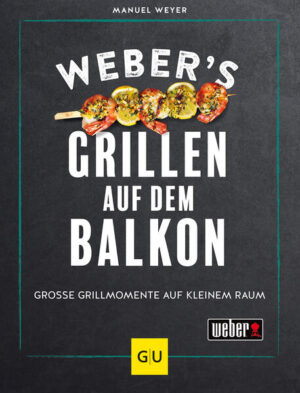 Grillen auf dem Balkon ist möglich - mit Genuss und ohne Ärger! Wer keinen Garten hat, muss nicht auf Steak von Rind oder Melone verzichten. Die kleinen Grills von Weber, allen voran der Elektrogrill, machen’s möglich. Hier erfahren alle Urban Griller, wie sie großes Grillkino auf Balkon und Terrasse inszenieren. Manu Weyer verrät, welche Produkte wie perfekt zubereitet werden, und sogar ganze Menüs sind möglich. Von der gepimpten Bratwurst bis hin zur Mais-Tortilla mit Schmackofatz-Füllung. Ein wenig Know-how und Planung vorab müssen schon sein, aber dann geht’s los: vom kleinen After-Work- Gericht bis hin zur Balkon-Party mit Snacks vom Grill. Großartiges Grillvergnügen geht eben auch auf kleinem Raum!